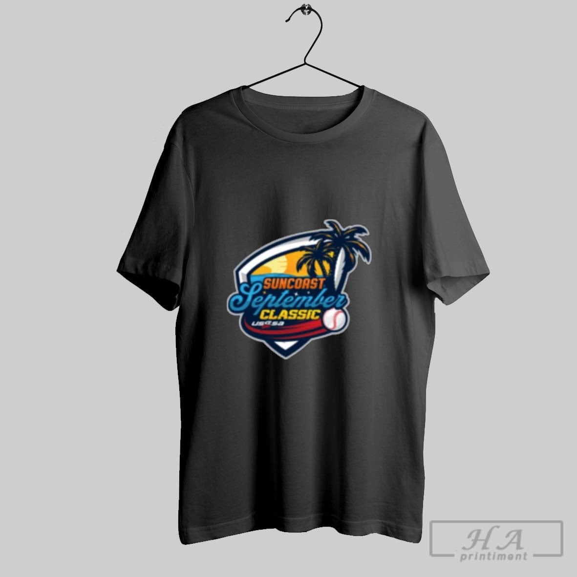 Official Usssa Suncoast September Classic Double - Adult & Kids T-Shirts, Sweatshirts & Hoodies apparel design preview 1