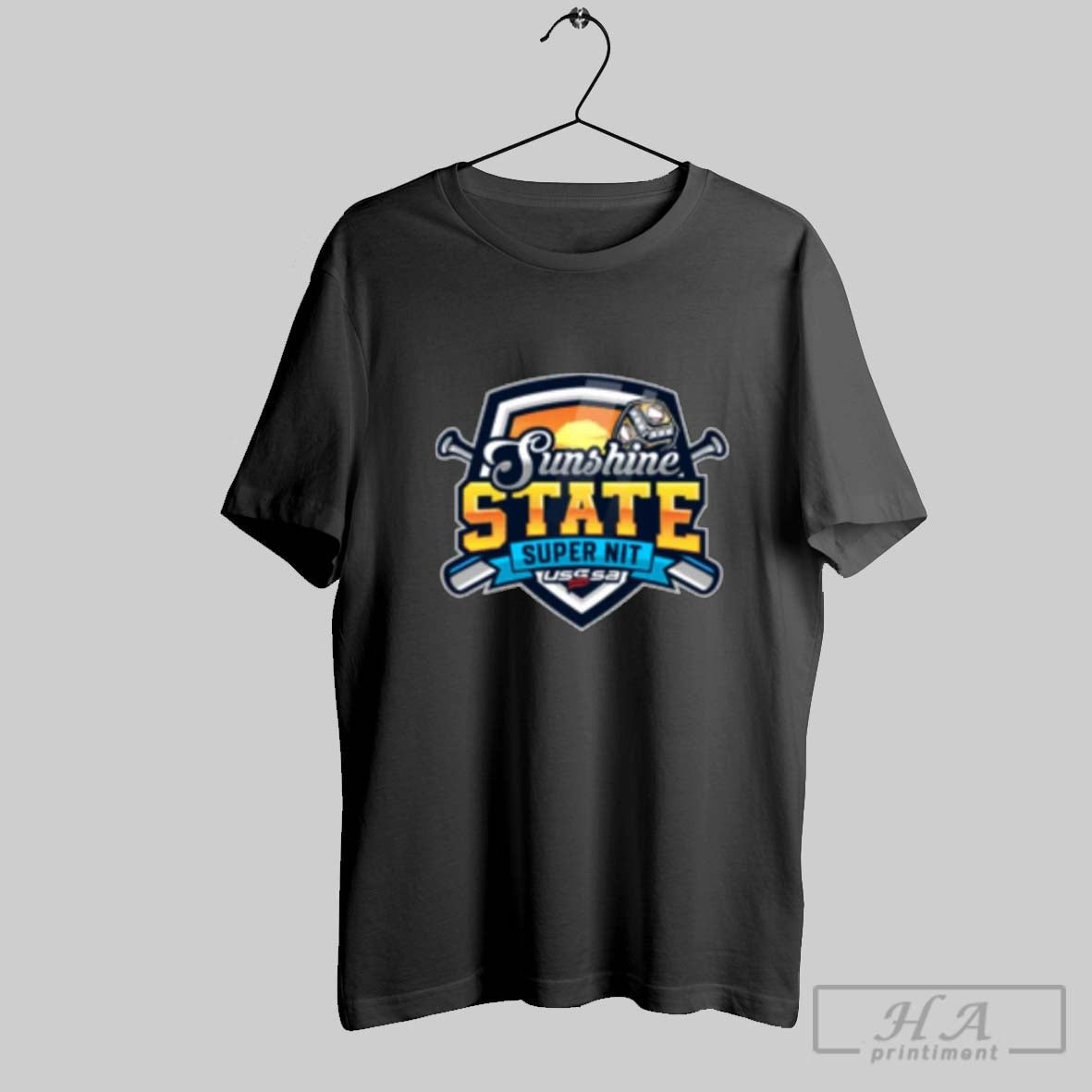 Official Usssa Sunshine State Super Nit Space Coast - Adult & Kids T-Shirts, Sweatshirts & Hoodies apparel design preview 1