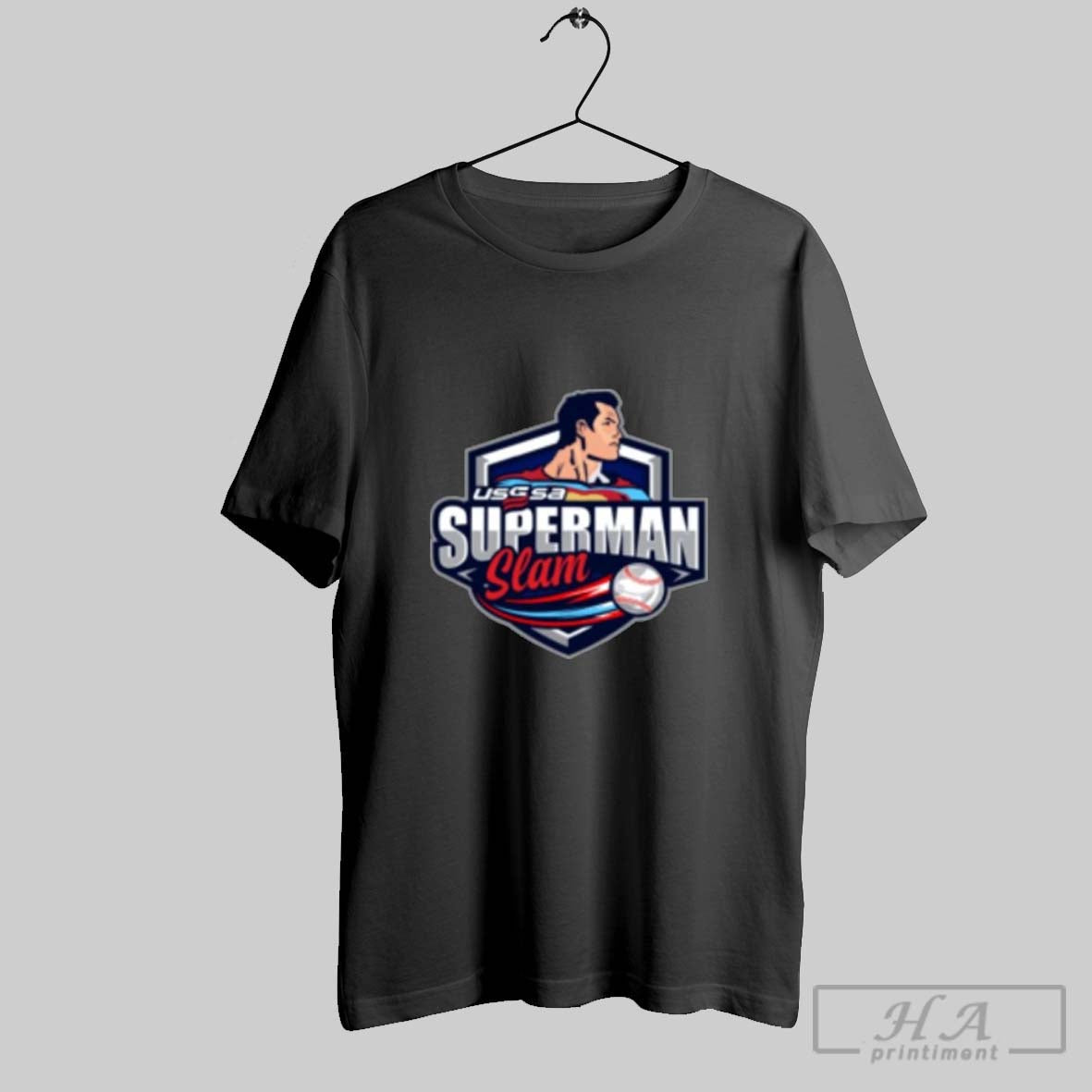 Official Usssa Superman Slam Week 1 Rings Sep 27 28 - Adult & Kids T-Shirts, Sweatshirts & Hoodies apparel design preview 1