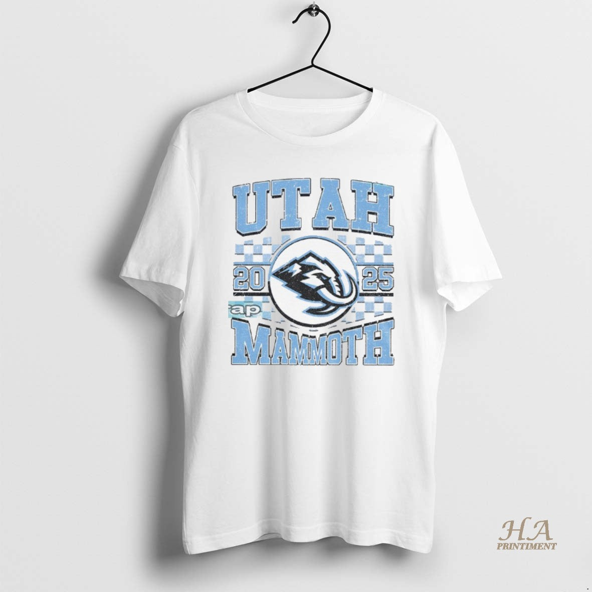 Official Utah Mammoth Nhl Hockey 2025 Logo - Adult & Kids T-Shirts, Sweatshirts & Hoodies apparel design preview 1