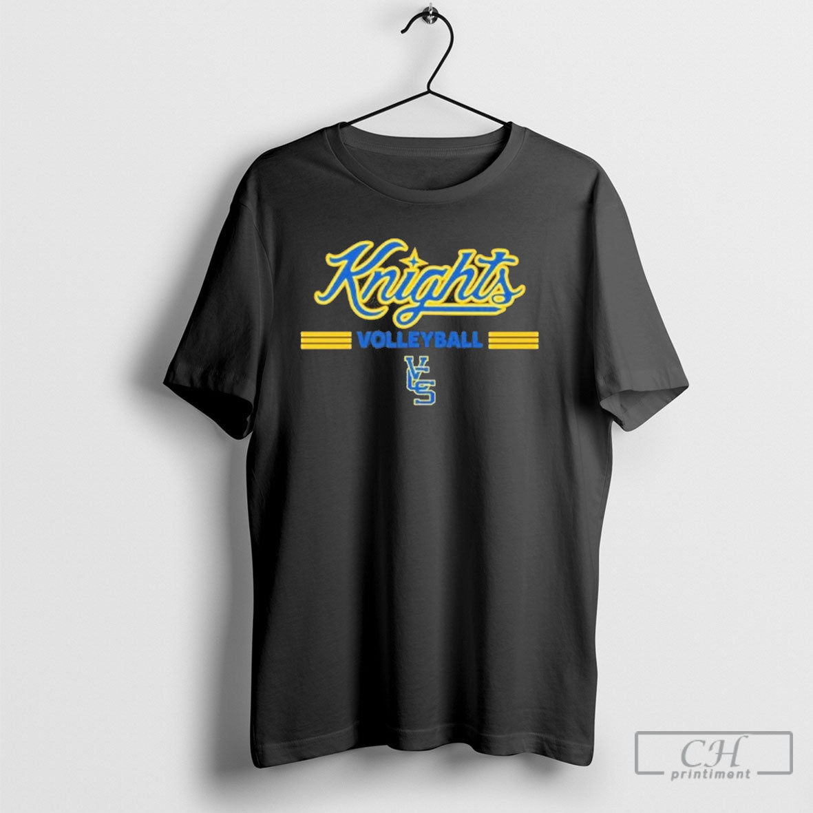 Official Vcs Vance Charter School Knights Volleyball - Adult & Kids T-Shirts, Sweatshirts & Hoodies apparel design preview 1