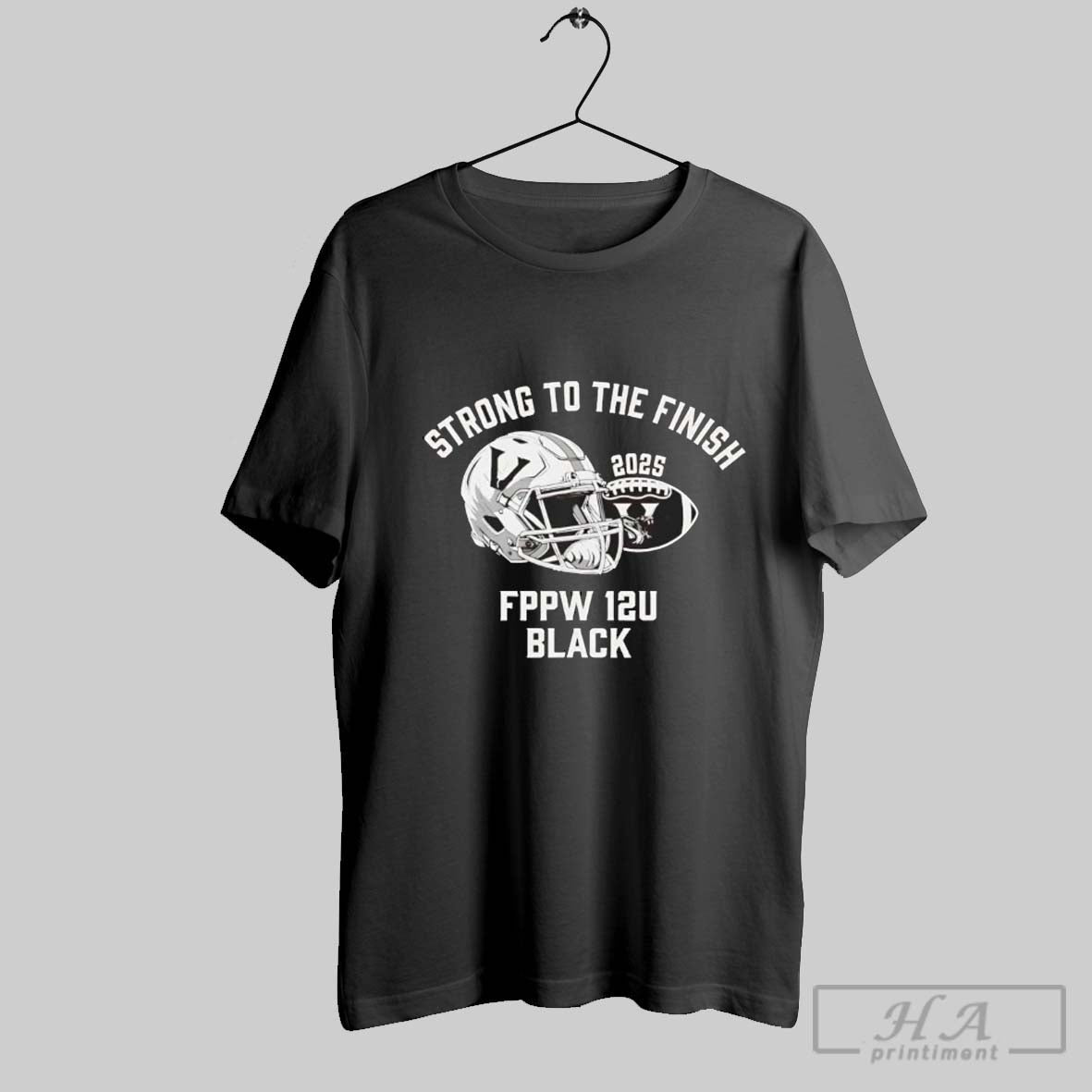 Official Vandegrift Vipers Strong To The Finish Four - Adult & Kids T-Shirts, Sweatshirts & Hoodies apparel design preview 1