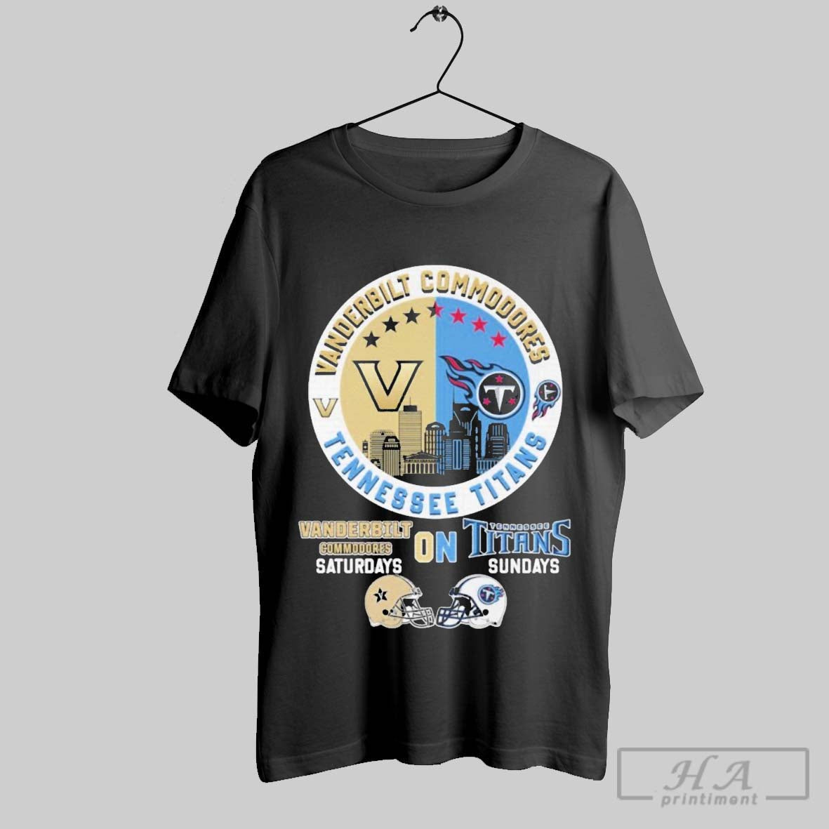 Official Vanderbilt Commodores On Saturdays Tennessee - Adult & Kids T-Shirts, Sweatshirts & Hoodies apparel design preview 1