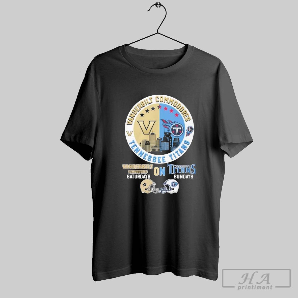 Official Vanderbilt Commodores On Saturdays Tennessee - Adult & Kids T-Shirts, Sweatshirts & Hoodies apparel design preview 1