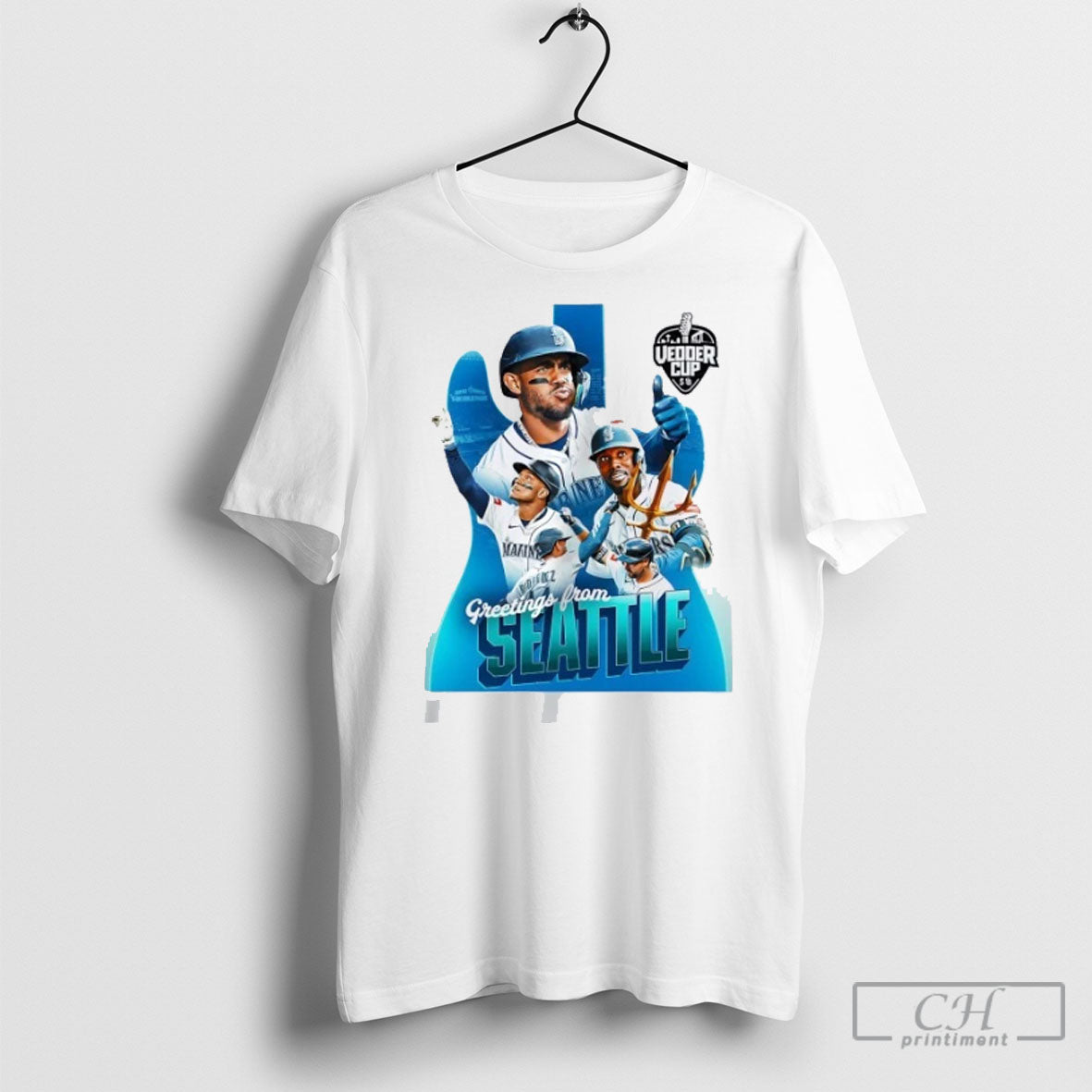Official Vedder Cup Greeting From Seattle Marines - Adult & Kids T-Shirts, Sweatshirts & Hoodies apparel design preview 1