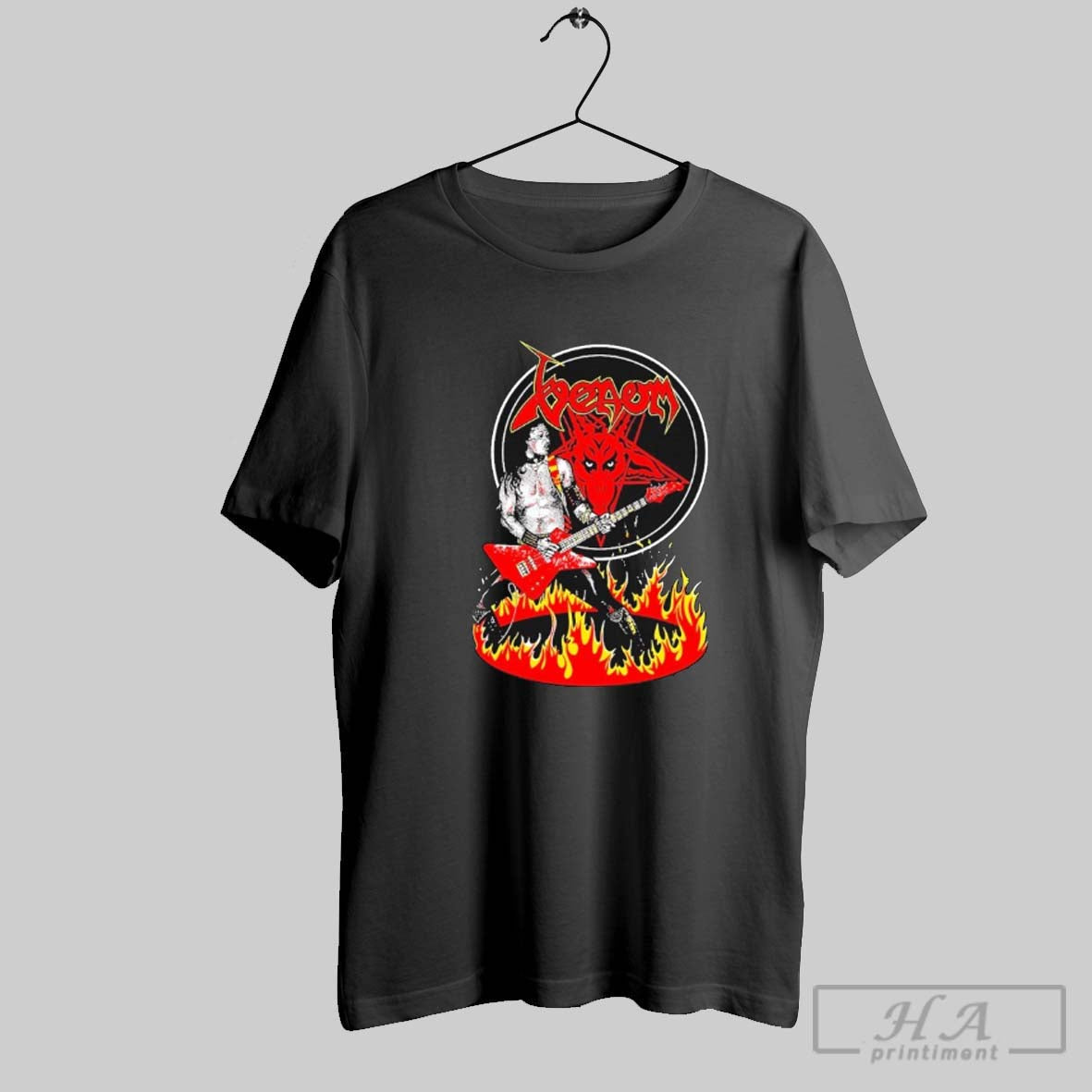 Official Venom Cronos In Flames - Adult & Kids T-Shirts, Sweatshirts & Hoodies apparel design preview 1
