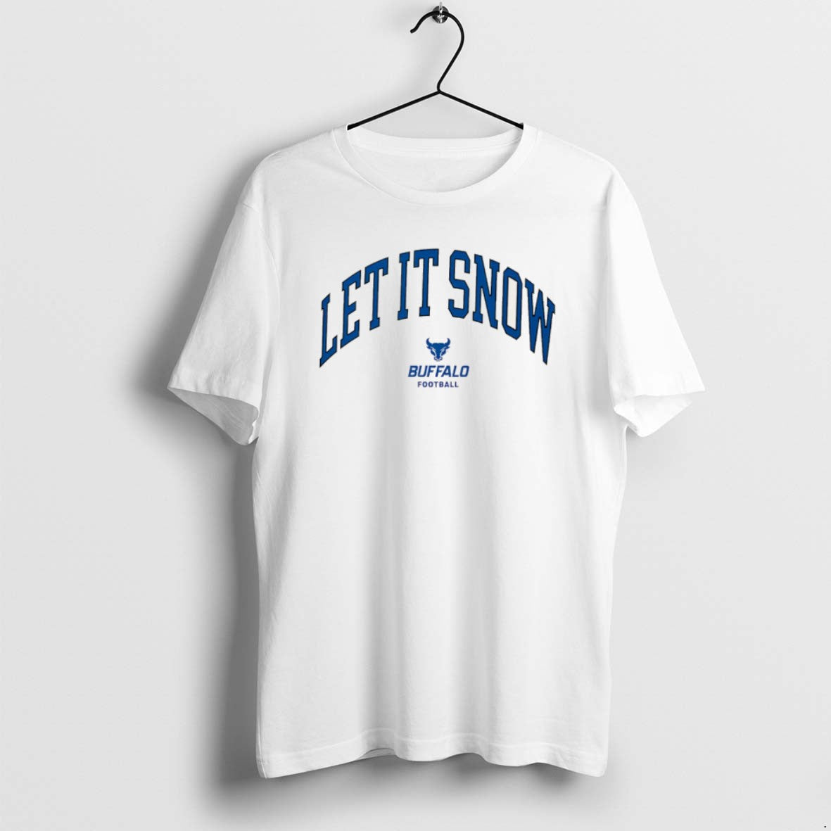 Official Victor Snow Buffalo Bulls Let It Christmas - Adult & Kids T-Shirts, Sweatshirts & Hoodies apparel design preview 1