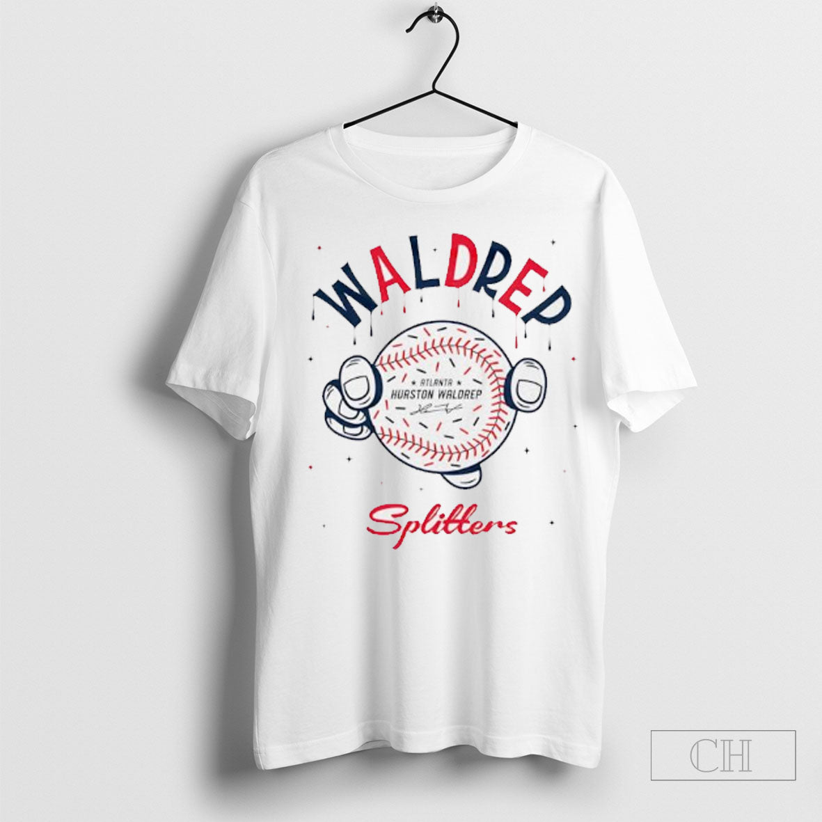 Official Waldrep Splitters Hurston Atlanta Braves - Adult & Kids T-Shirts, Sweatshirts & Hoodies apparel design preview 1