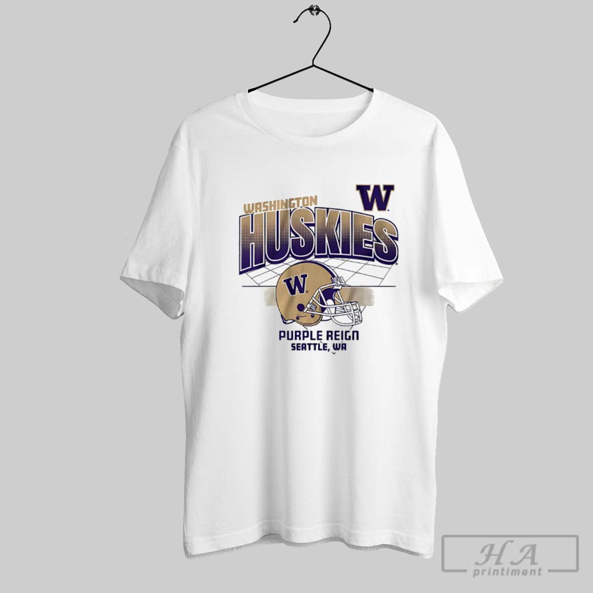 Official Washington Huskies Football Purple Reign - Adult & Kids T-Shirts, Sweatshirts & Hoodies apparel design preview 1