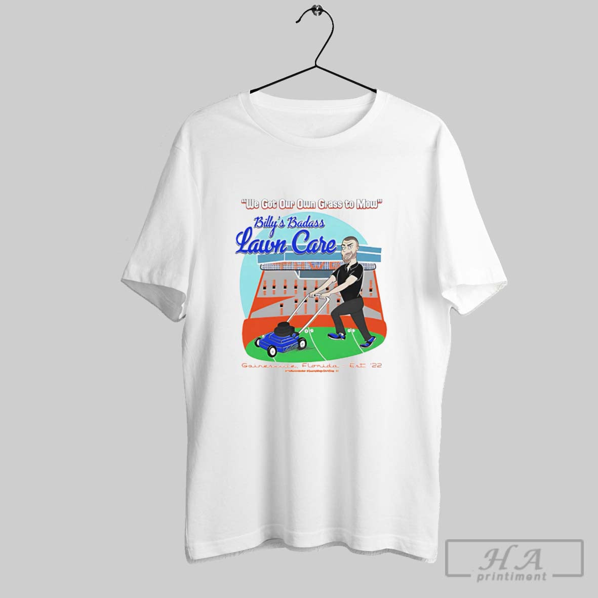 Official We Got Our Own Grass To Mow Billys Badass - Adult & Kids T-Shirts, Sweatshirts & Hoodies apparel design preview 1