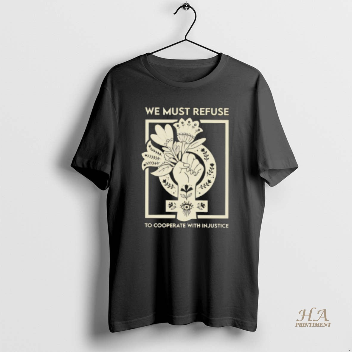 Official We Must Refuse To Cooperate With Injustice - Adult & Kids T-Shirts, Sweatshirts & Hoodies apparel design preview 1
