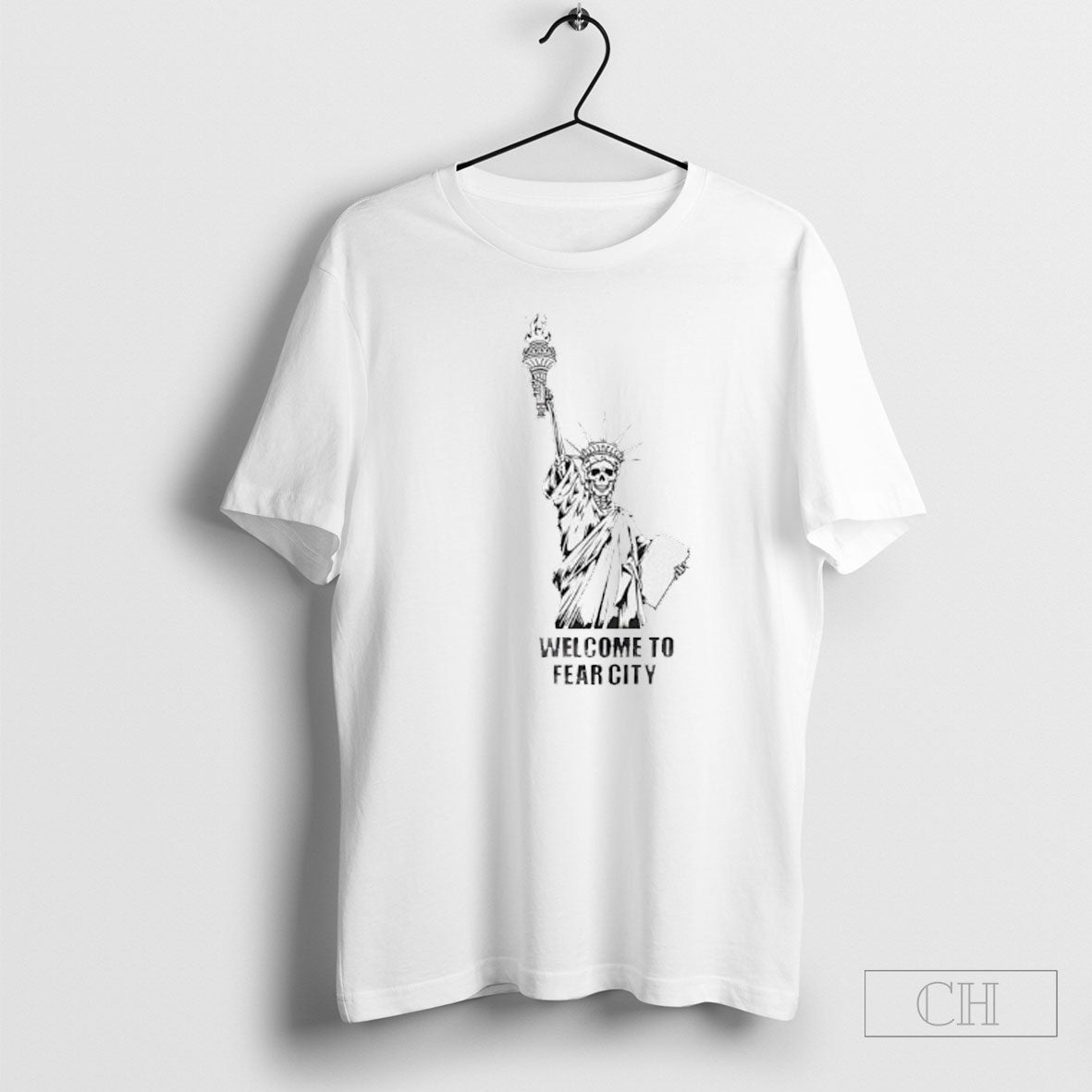Official Welcome To Fear City Statue Of Liberty - Adult & Kids T-Shirts, Sweatshirts & Hoodies apparel design preview 1