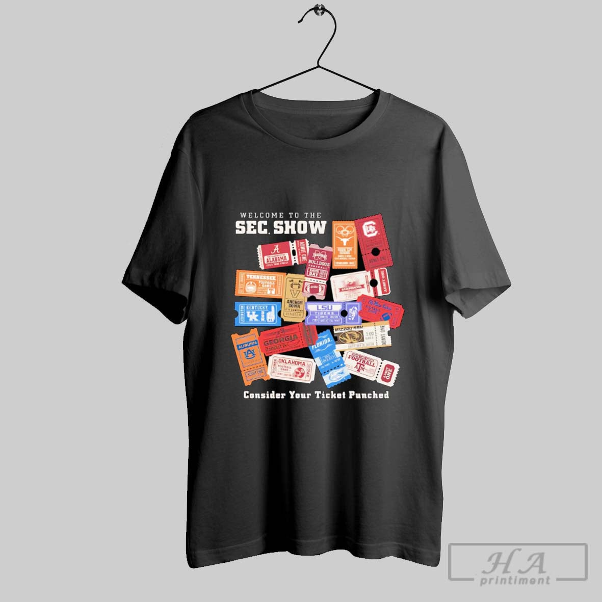 Official Welcome To The Sec Show Retro - Adult & Kids T-Shirts, Sweatshirts & Hoodies apparel design preview 1