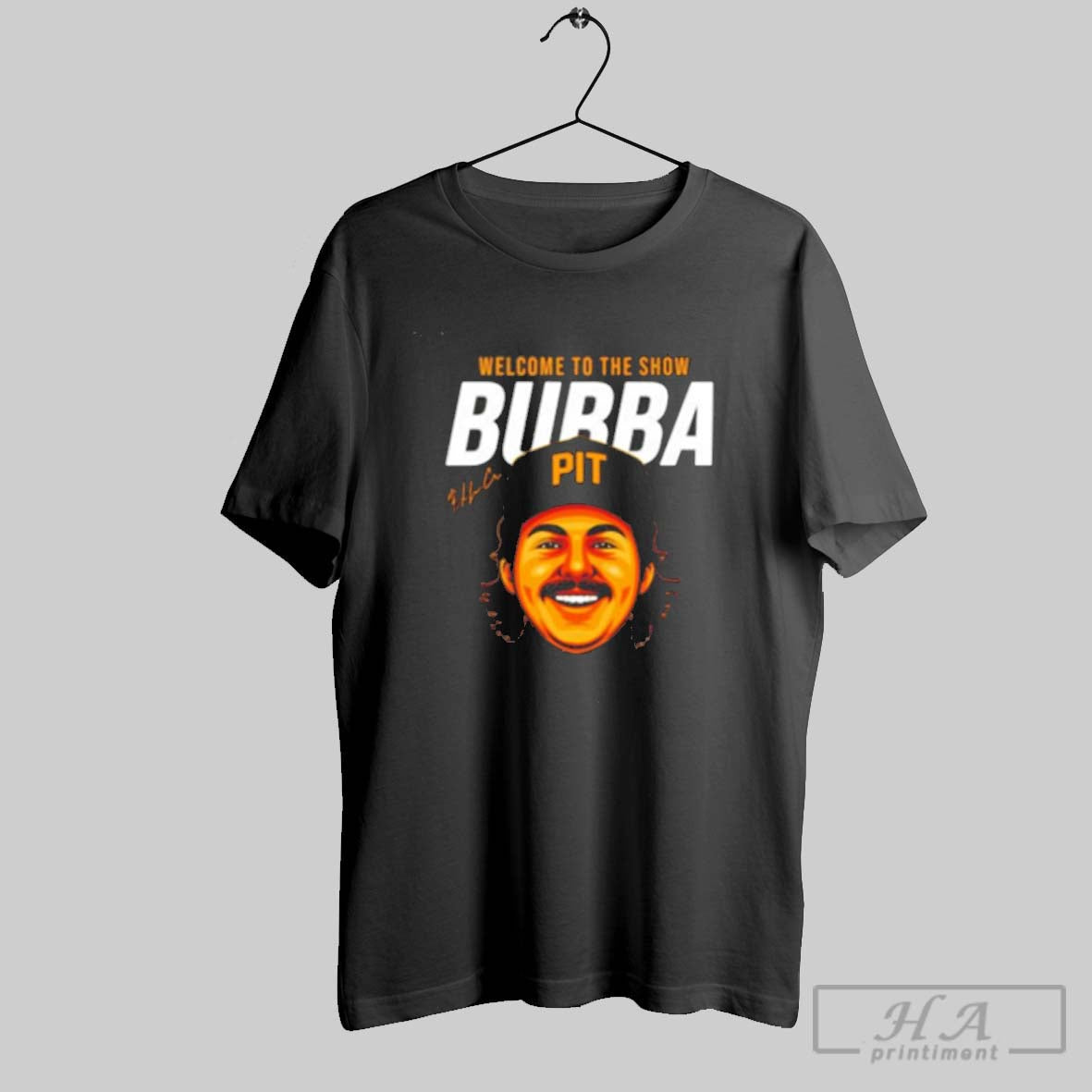 Official Welcome To The Show Bubba Chandler Pirates - Adult & Kids T-Shirts, Sweatshirts & Hoodies apparel design preview 1