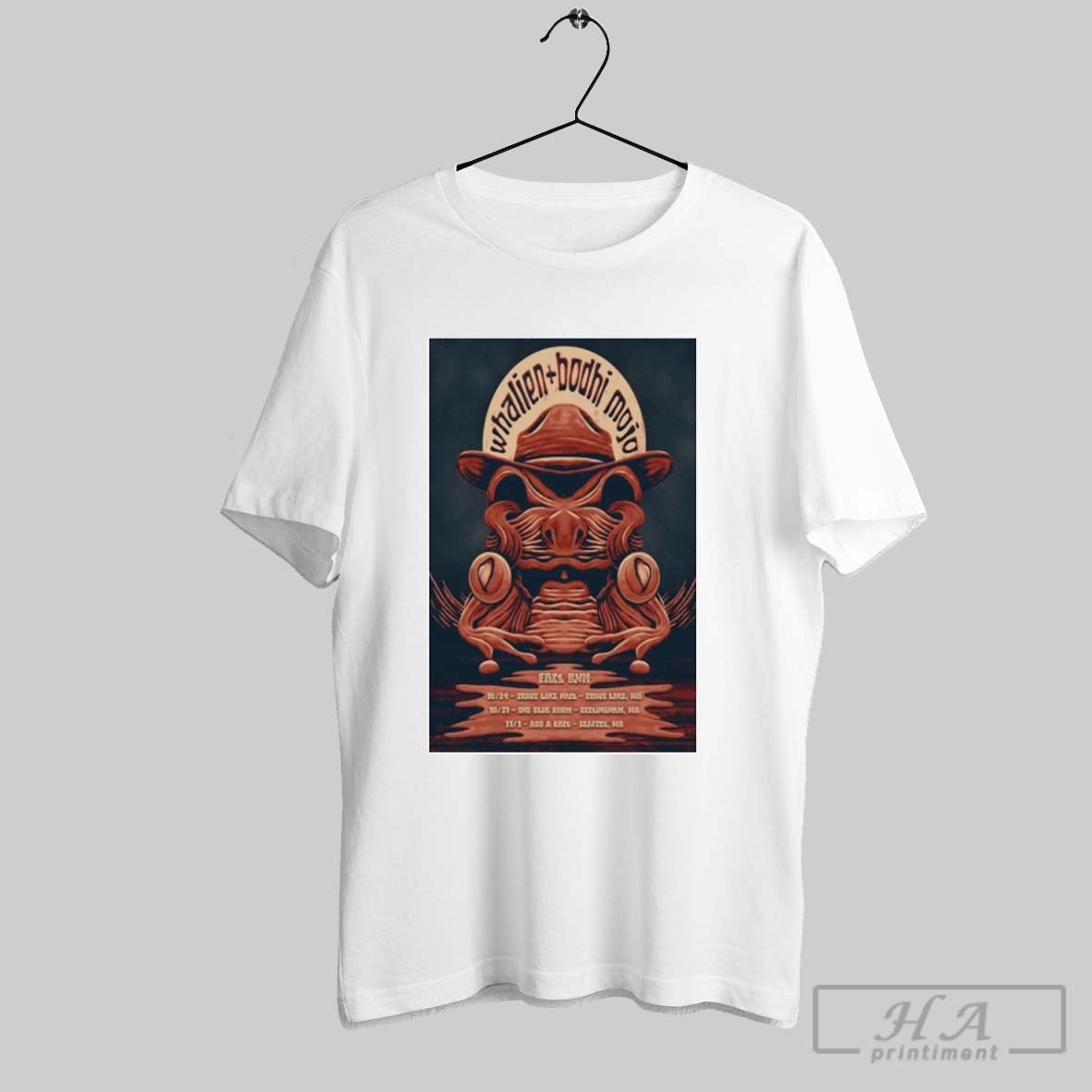 Official Whalien Bodhi Mojo Fall Tour 2025 - Adult & Kids T-Shirts, Sweatshirts & Hoodies apparel design preview 1