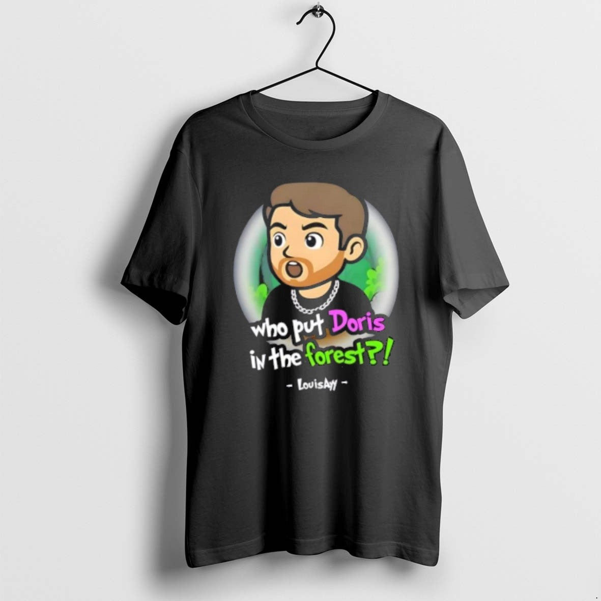 Official Who Put Doris In The Forest Cartoon - Adult & Kids T-Shirts, Sweatshirts & Hoodies apparel design preview 1