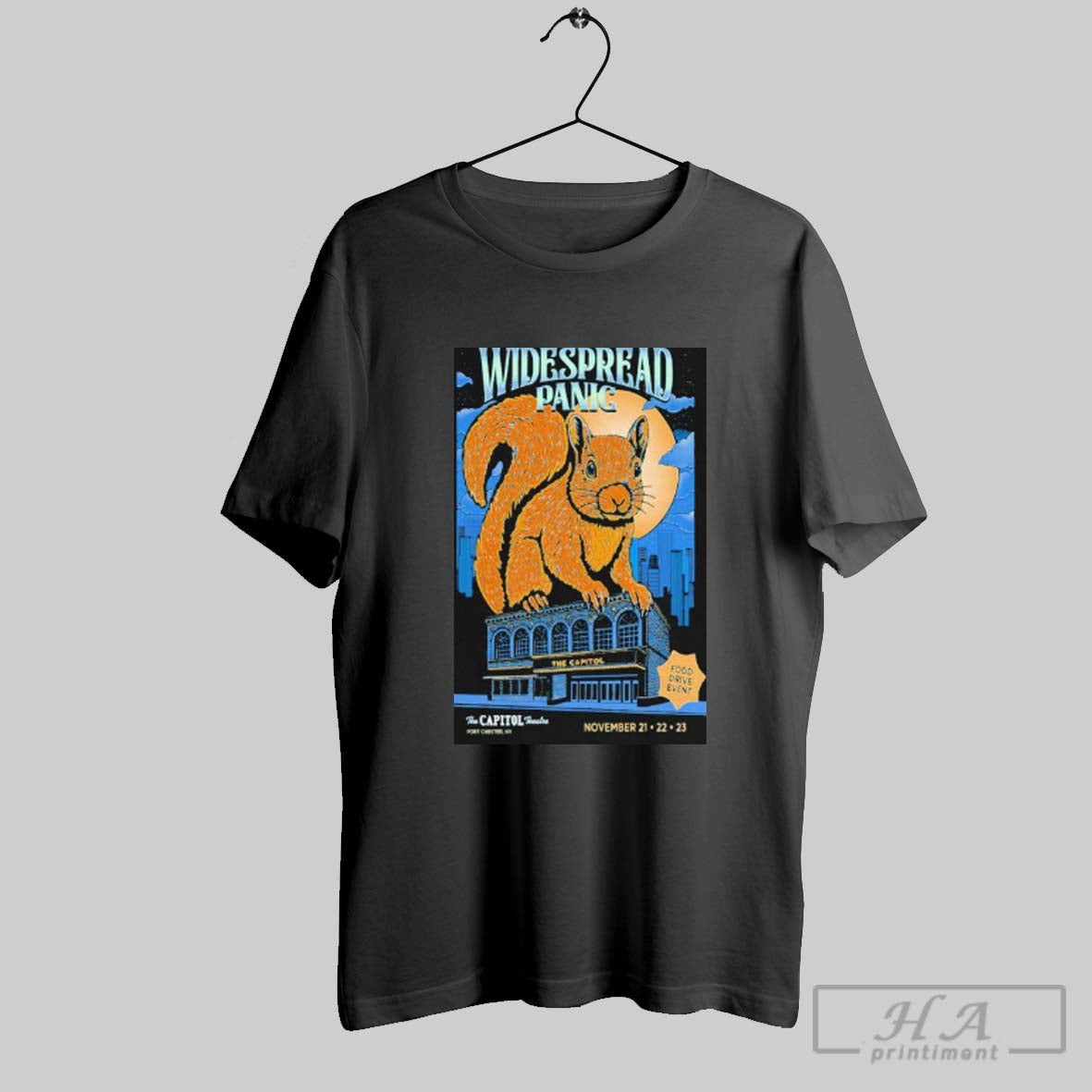 Official Widespread Panic Nov 21 23 2025 The Capitol - Adult & Kids T-Shirts, Sweatshirts & Hoodies apparel design preview 1