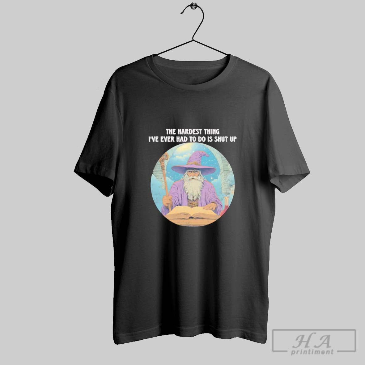 Official Wizard The Hardest Thing Ive Ever Had To Do - Adult & Kids T-Shirts, Sweatshirts & Hoodies apparel design preview 1