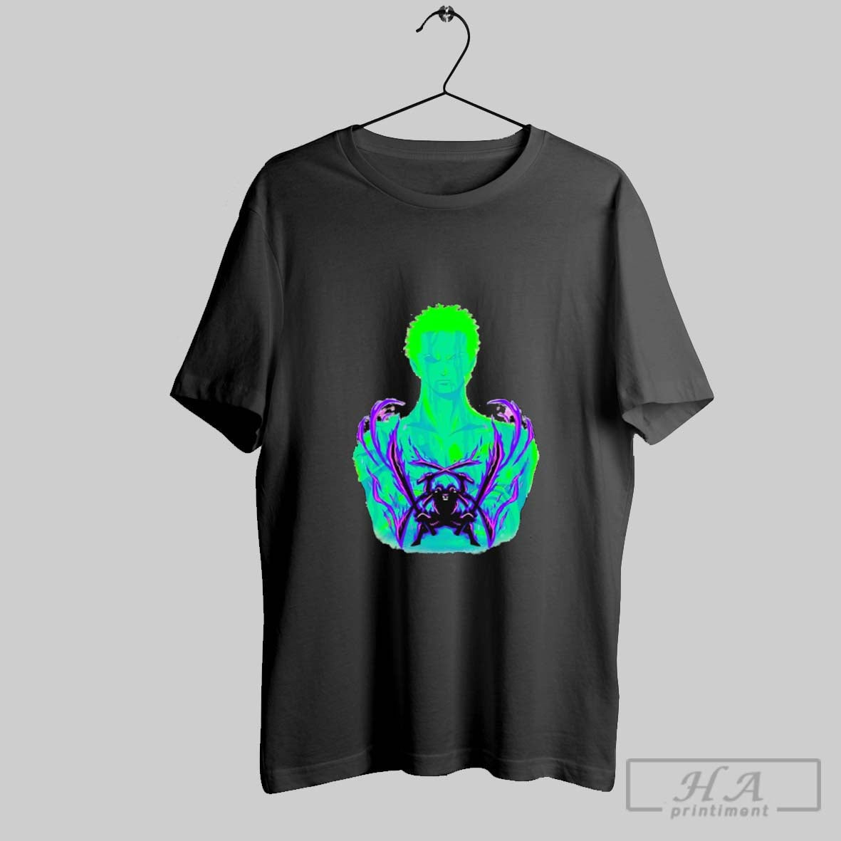 Official Zoro Demon Swords - Adult & Kids T-Shirts, Sweatshirts & Hoodies apparel design preview 1