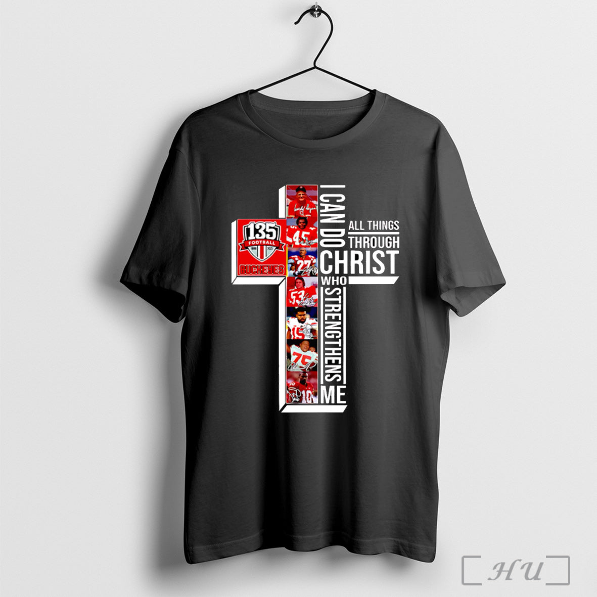 Officials 135 Football I Can Do All Things Through - Adult & Kids T-Shirts, Sweatshirts & Hoodies apparel design preview 1