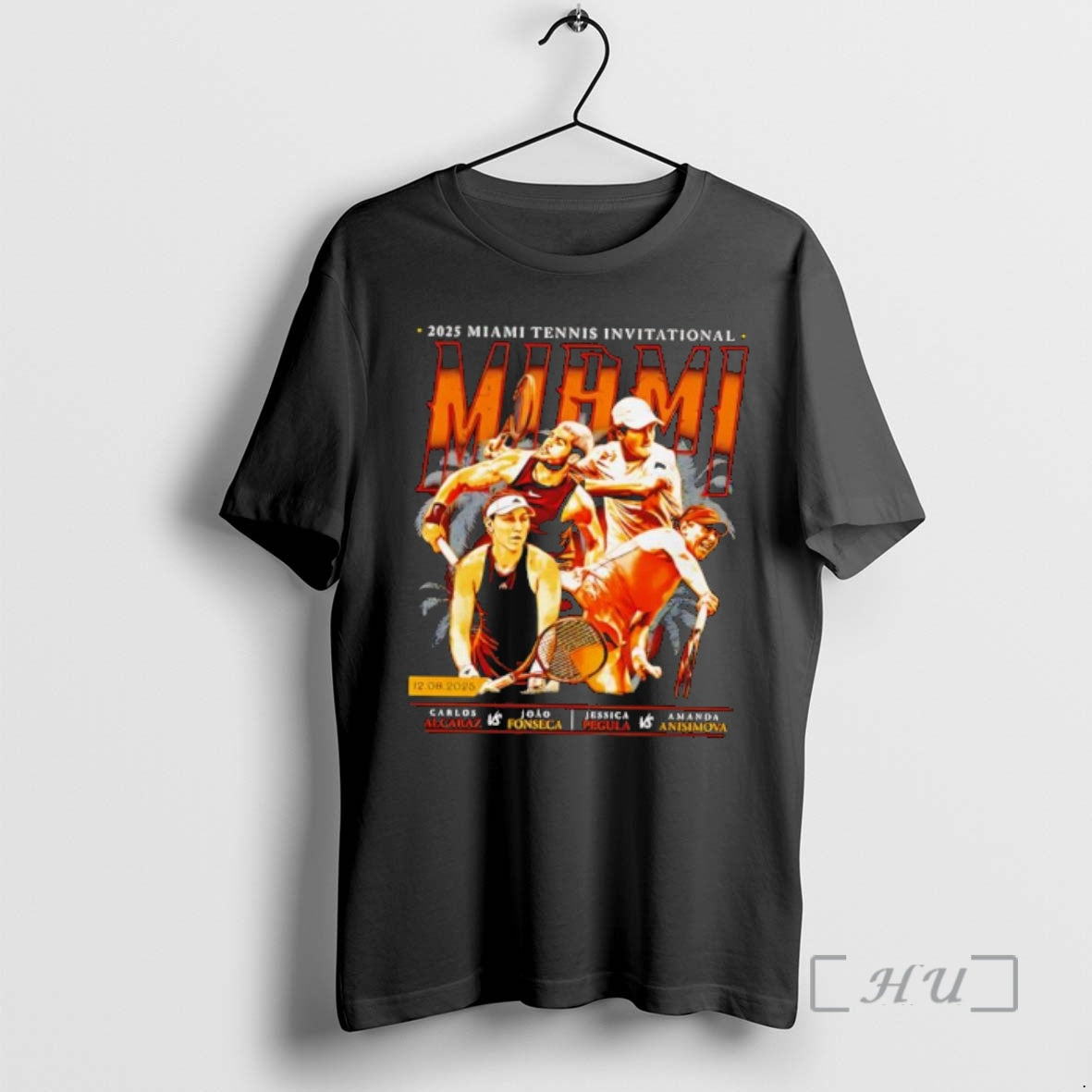 Officials 2025 Miami Tennis Invitational Retro - Adult & Kids T-Shirts, Sweatshirts & Hoodies apparel design preview 1