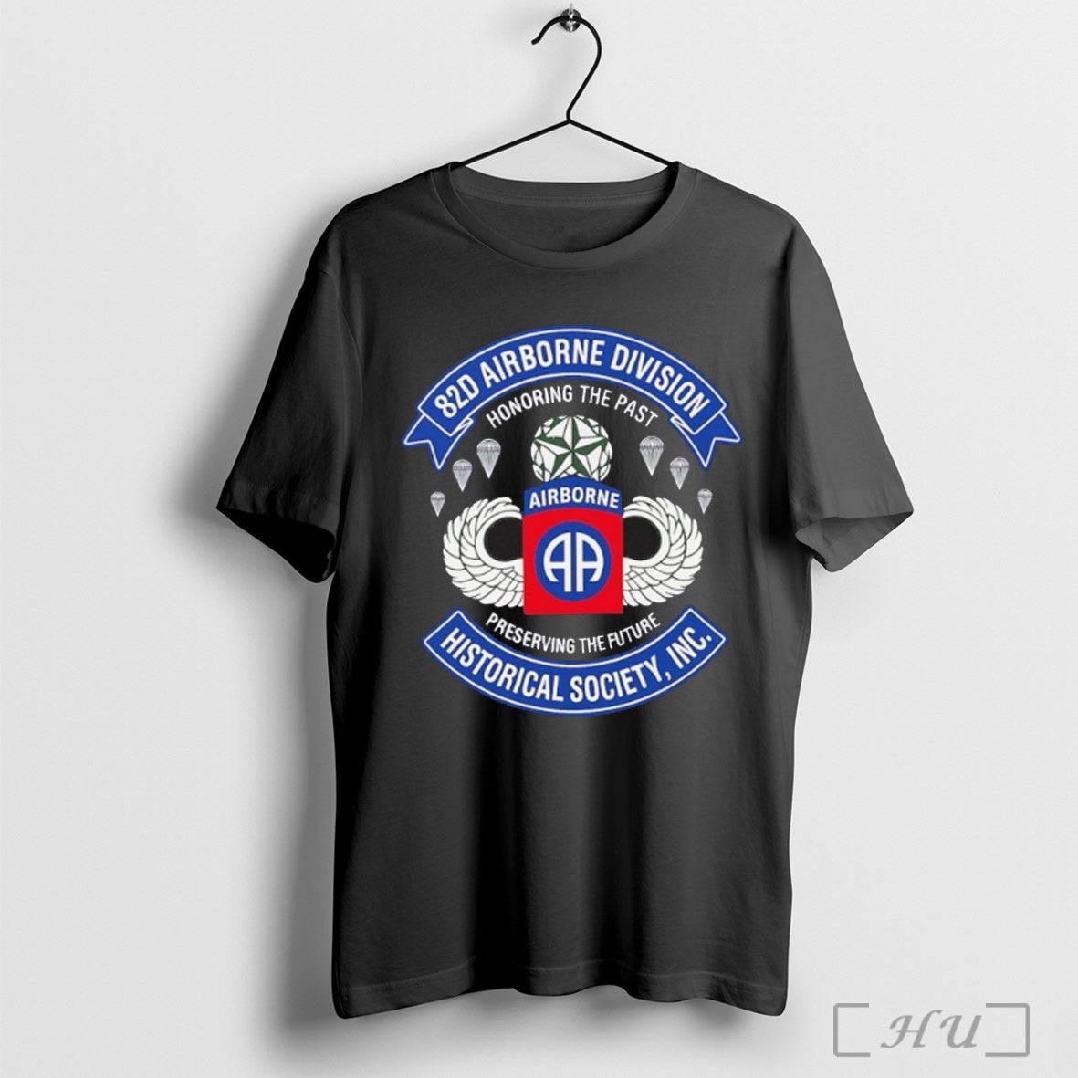 Officials 82d Airborne Division Historical Society - Adult & Kids T-Shirts, Sweatshirts & Hoodies apparel design preview 1