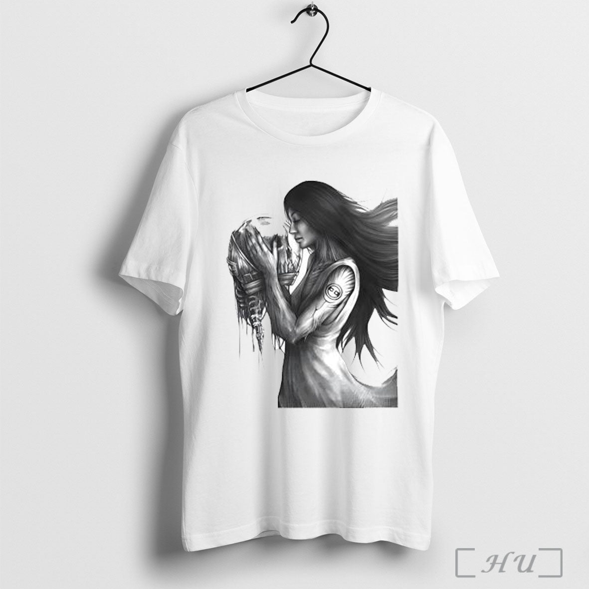 Officials A Woman Holding Skull Eerie And Mystical - Adult & Kids T-Shirts, Sweatshirts & Hoodies apparel design preview 1