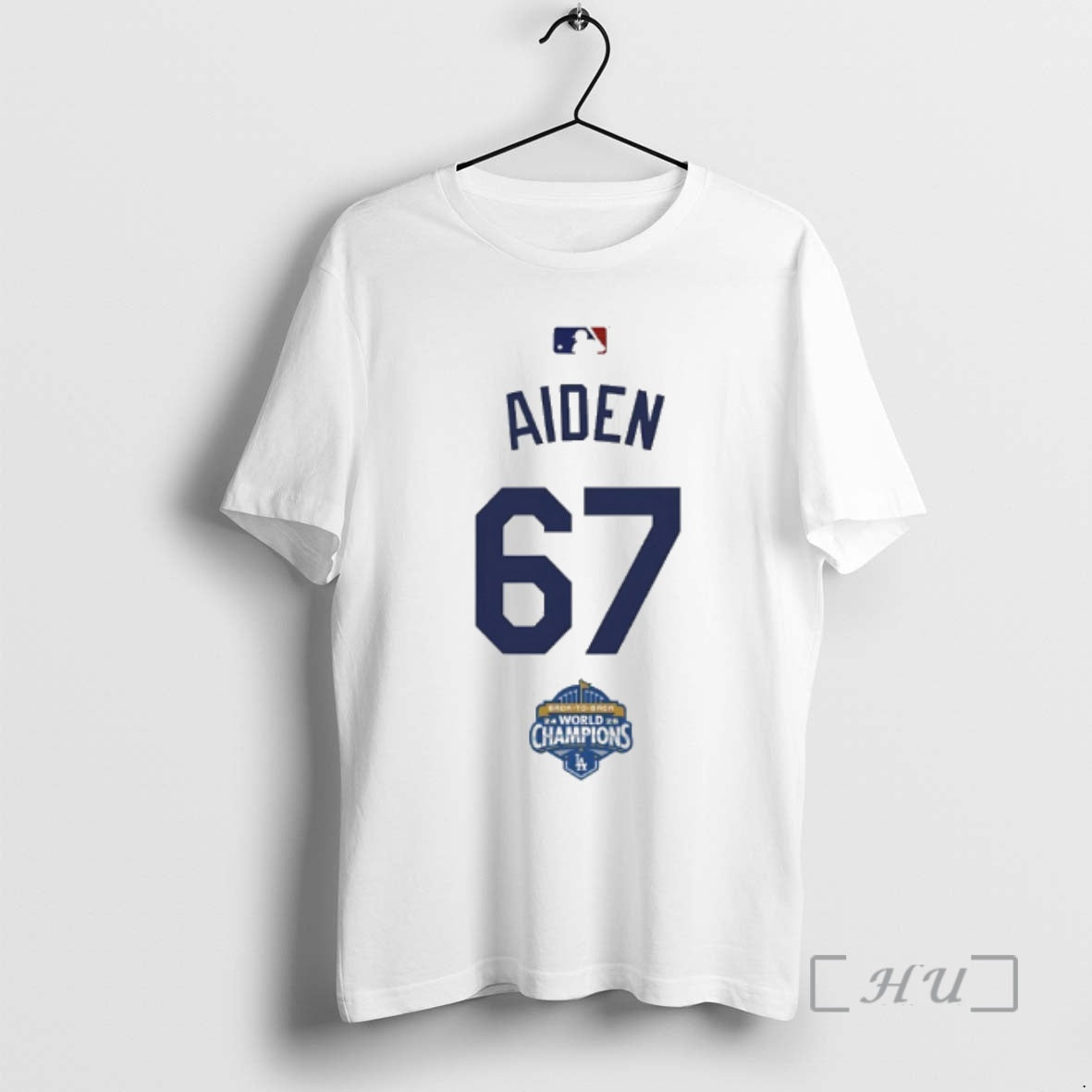 Officials Aiden 67 Back To Champs World Champions - Adult & Kids T-Shirts, Sweatshirts & Hoodies apparel design preview 1
