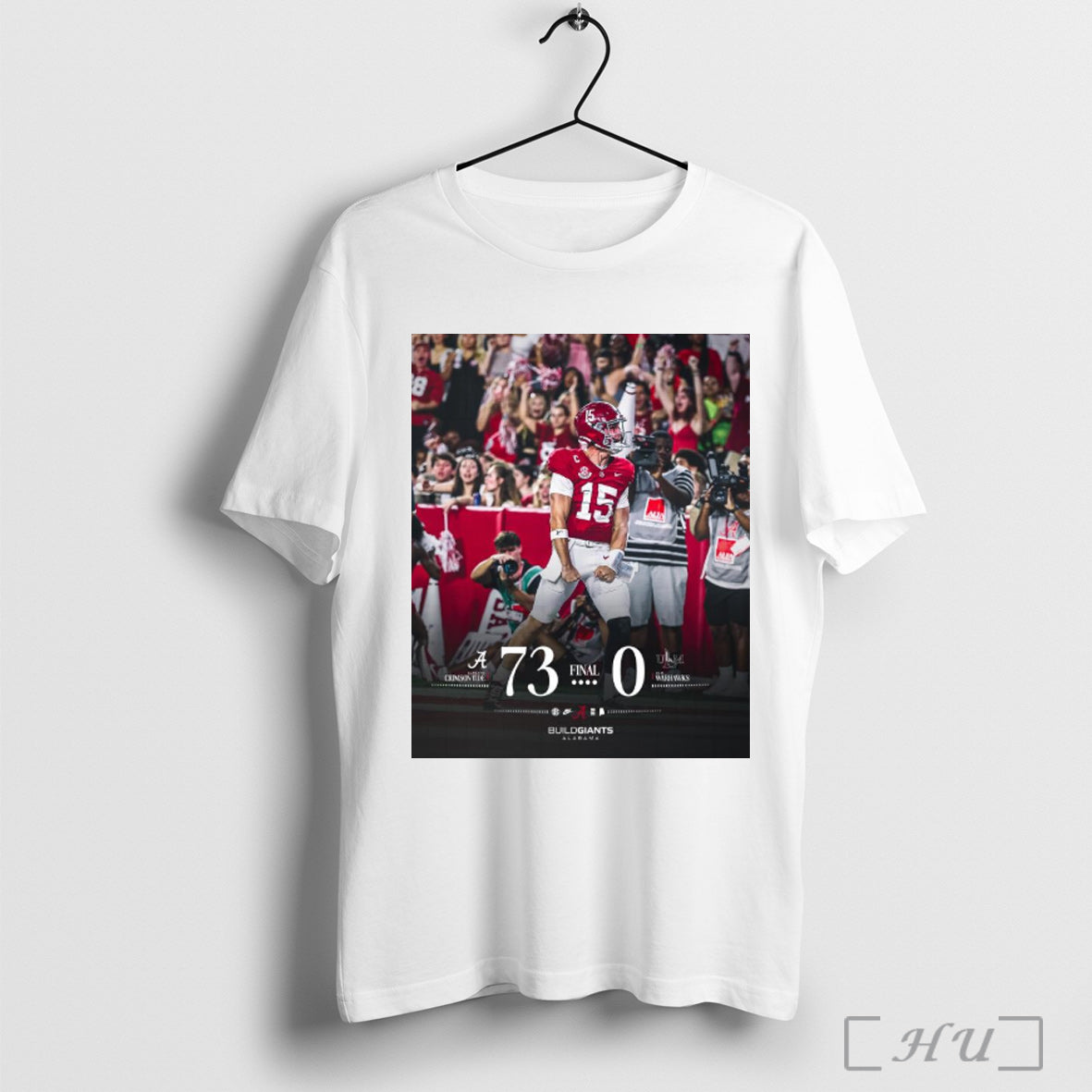 Officials Alabama Football Win Louisiana Monroe Final - Adult & Kids T-Shirts, Sweatshirts & Hoodies apparel design preview 1
