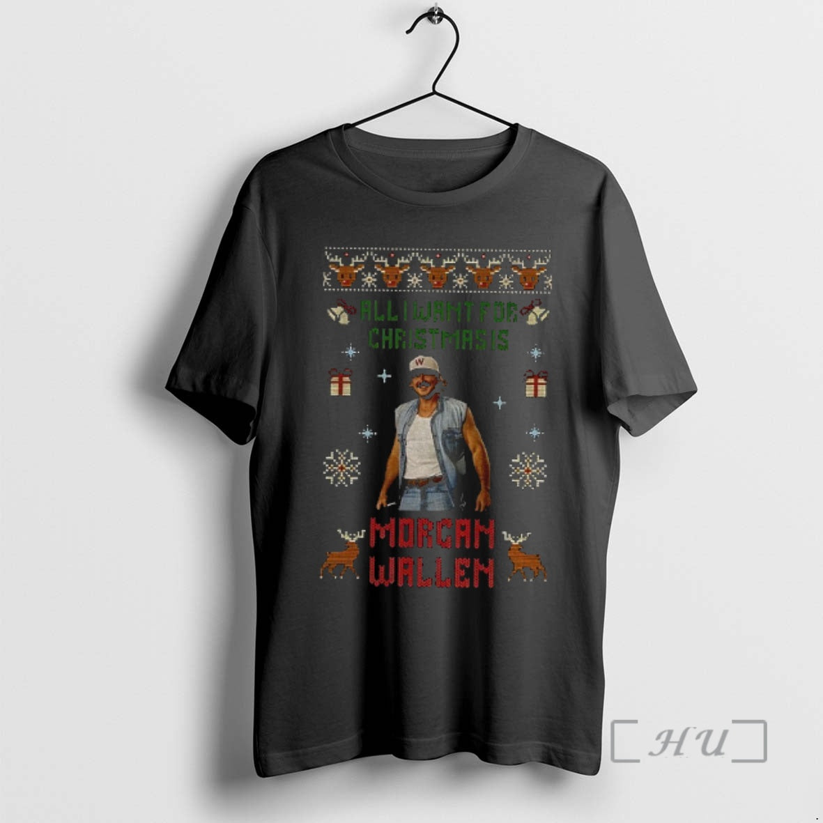 Officials All I Want For Christmas Is Morgan Wallen - Adult & Kids T-Shirts, Sweatshirts & Hoodies apparel design preview 1
