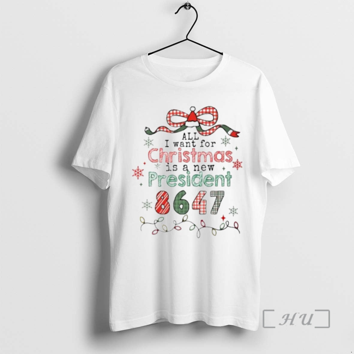 Officials All I Want For Christmas Is A New President - Adult & Kids T-Shirts, Sweatshirts & Hoodies apparel design preview 1