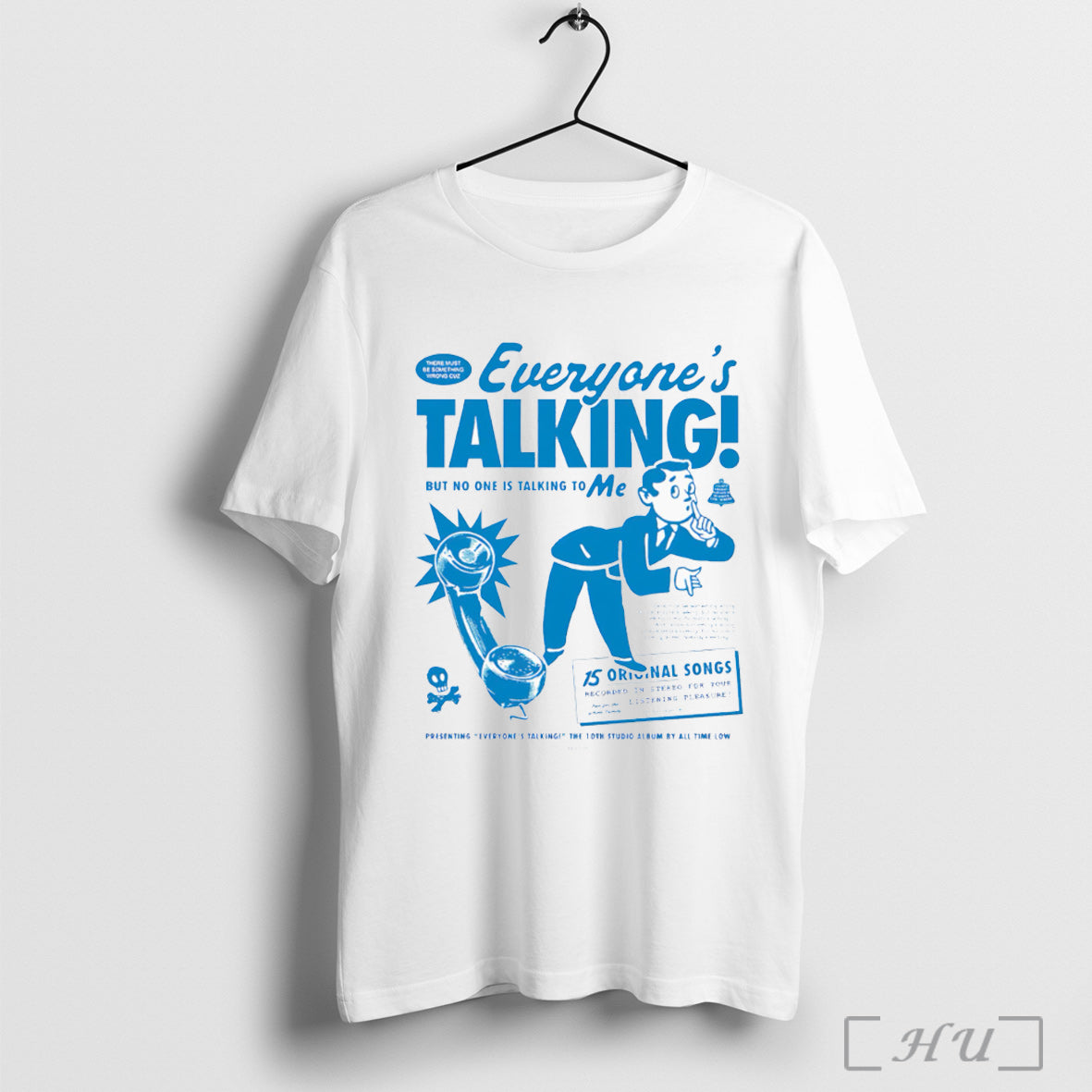 Officials All Time Low Everyones Talking But No One - Adult & Kids T-Shirts, Sweatshirts & Hoodies apparel design preview 1