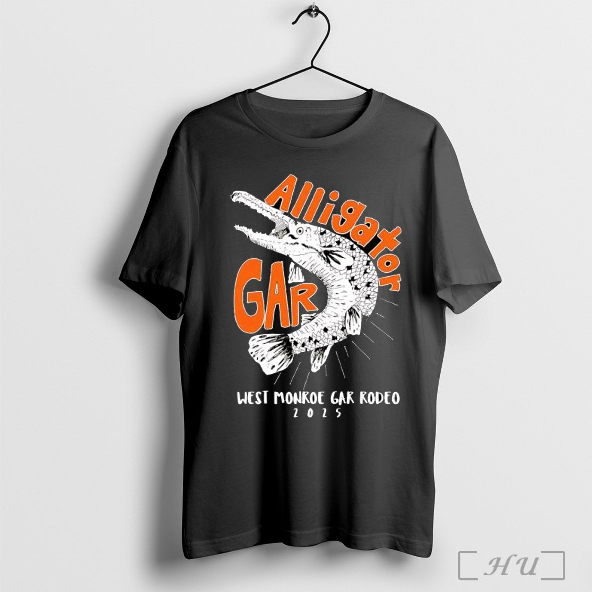 Officials Alligator Gar West Monroe Rodeo 2025 - Adult & Kids T-Shirts, Sweatshirts & Hoodies apparel design preview 1