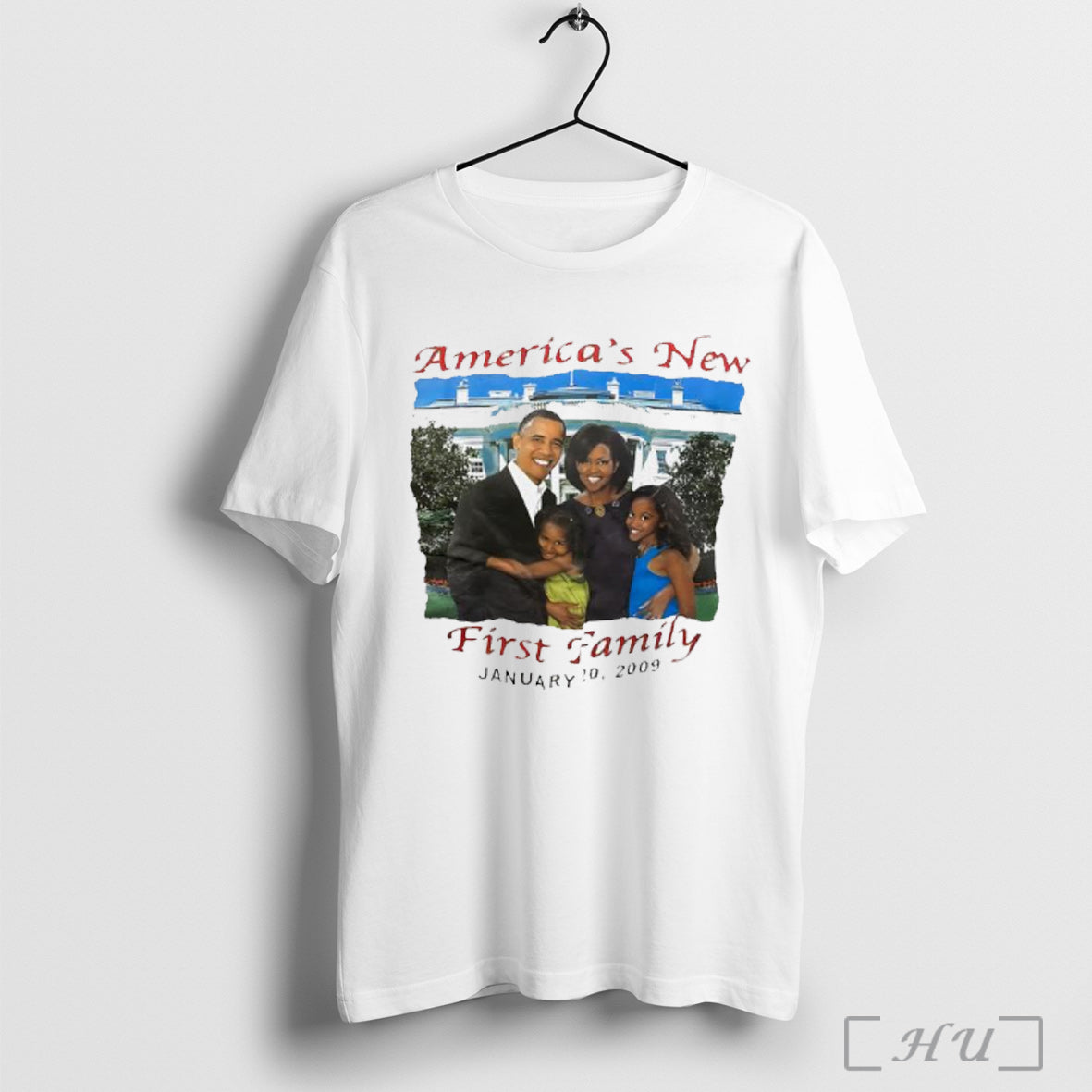 Officials Americas New First Family January 20 2009 - Adult & Kids T-Shirts, Sweatshirts & Hoodies apparel design preview 1
