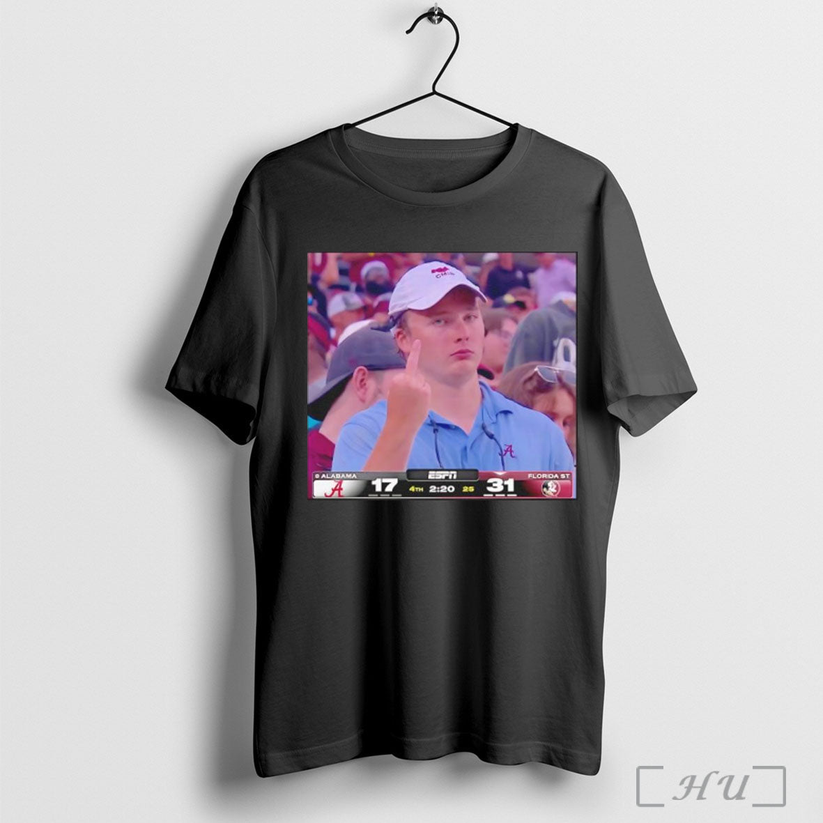 Officials Angry Alabama Vs Florida State Fan Middle - Adult & Kids T-Shirts, Sweatshirts & Hoodies apparel design preview 1