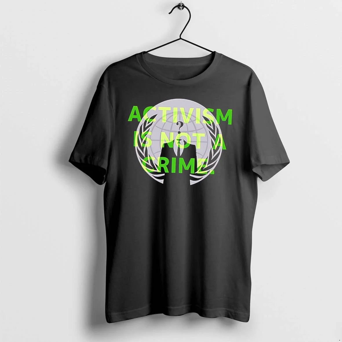 Officials Anonymous Activism Is Not A Crime - Adult & Kids T-Shirts, Sweatshirts & Hoodies apparel design preview 1