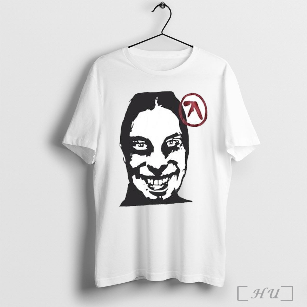 Officials Aphex Twin Richard D James Smiley Face Logo - Adult & Kids T-Shirts, Sweatshirts & Hoodies apparel design preview 1
