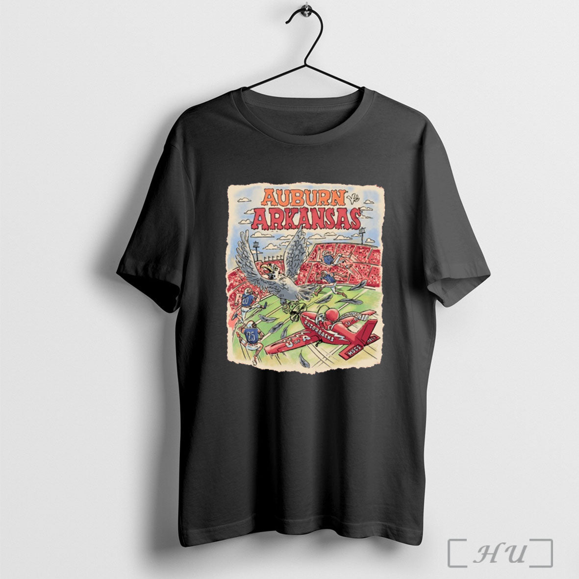 Officials Arkansas Razorbacks Vs Auburn Tigers - Adult & Kids T-Shirts, Sweatshirts & Hoodies apparel design preview 1