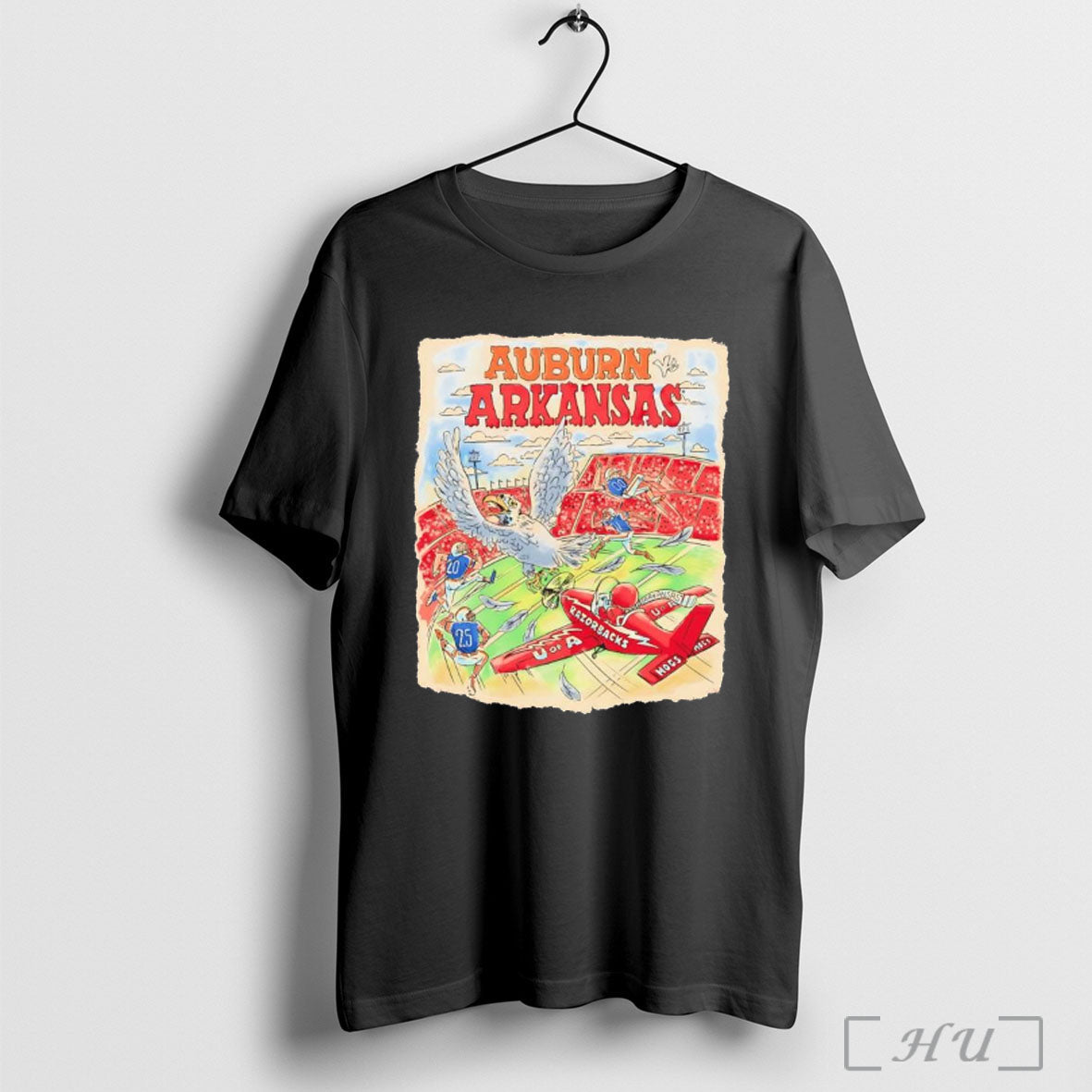 Officials Arkansas Razorbacks Vs Auburn Tigers - Adult & Kids T-Shirts, Sweatshirts & Hoodies apparel design preview 1