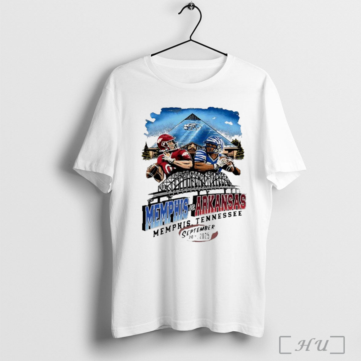 Officials Arkansas Razorbacks Vs Memphis Tigers - Adult & Kids T-Shirts, Sweatshirts & Hoodies apparel design preview 1