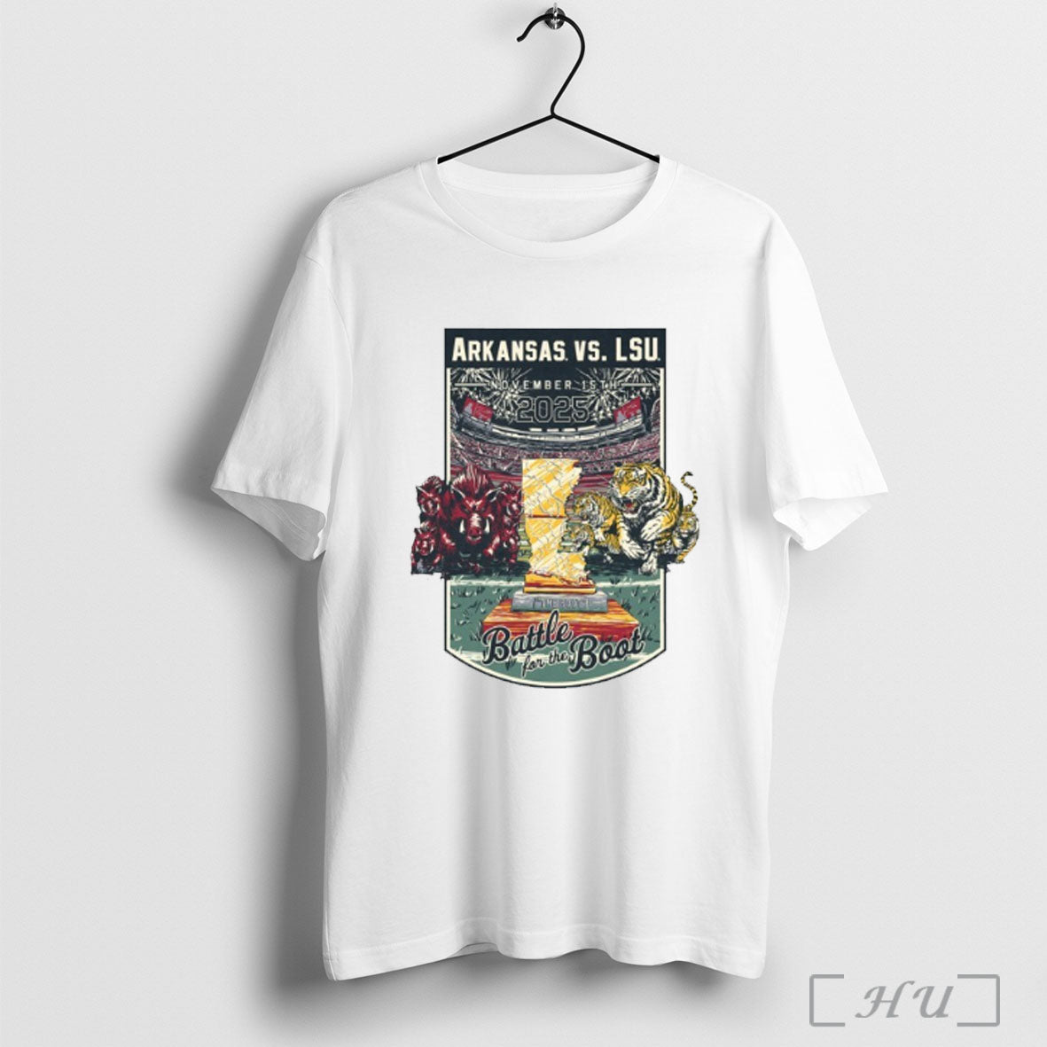 Officials Arkansas Vs Lsu Game Day 2025 November 15th - Adult & Kids T-Shirts, Sweatshirts & Hoodies apparel design preview 1