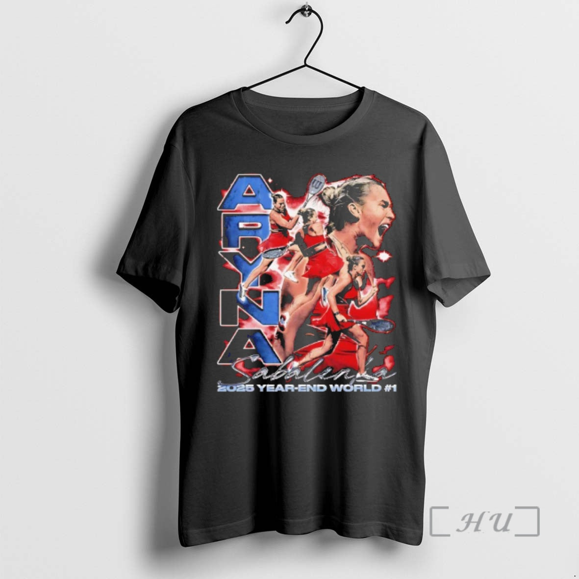 Officials Aryna Sabalenka 2025 Year End World Number - Adult & Kids T-Shirts, Sweatshirts & Hoodies apparel design preview 1