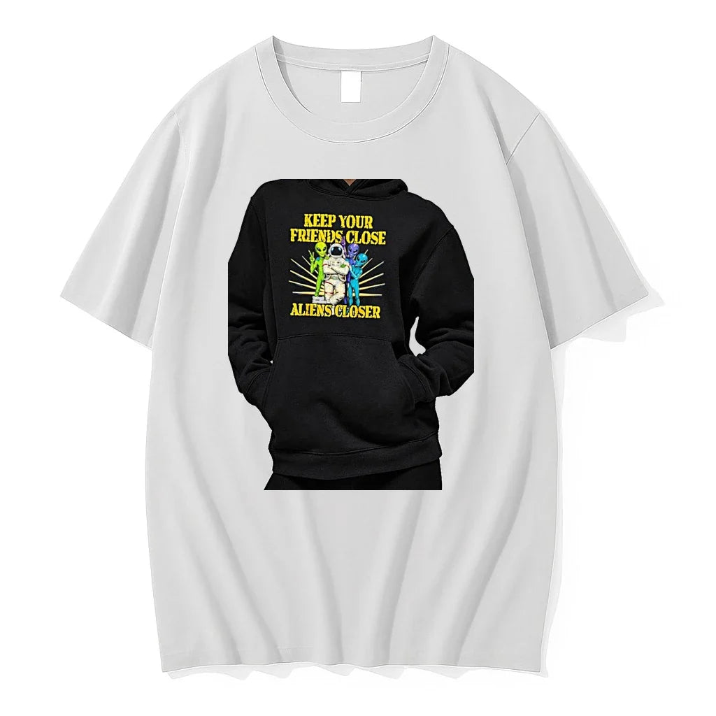 Officials Astronaut And Aliens Keep Your Friends - Adult & Kids T-Shirts, Sweatshirts & Hoodies apparel design preview 1