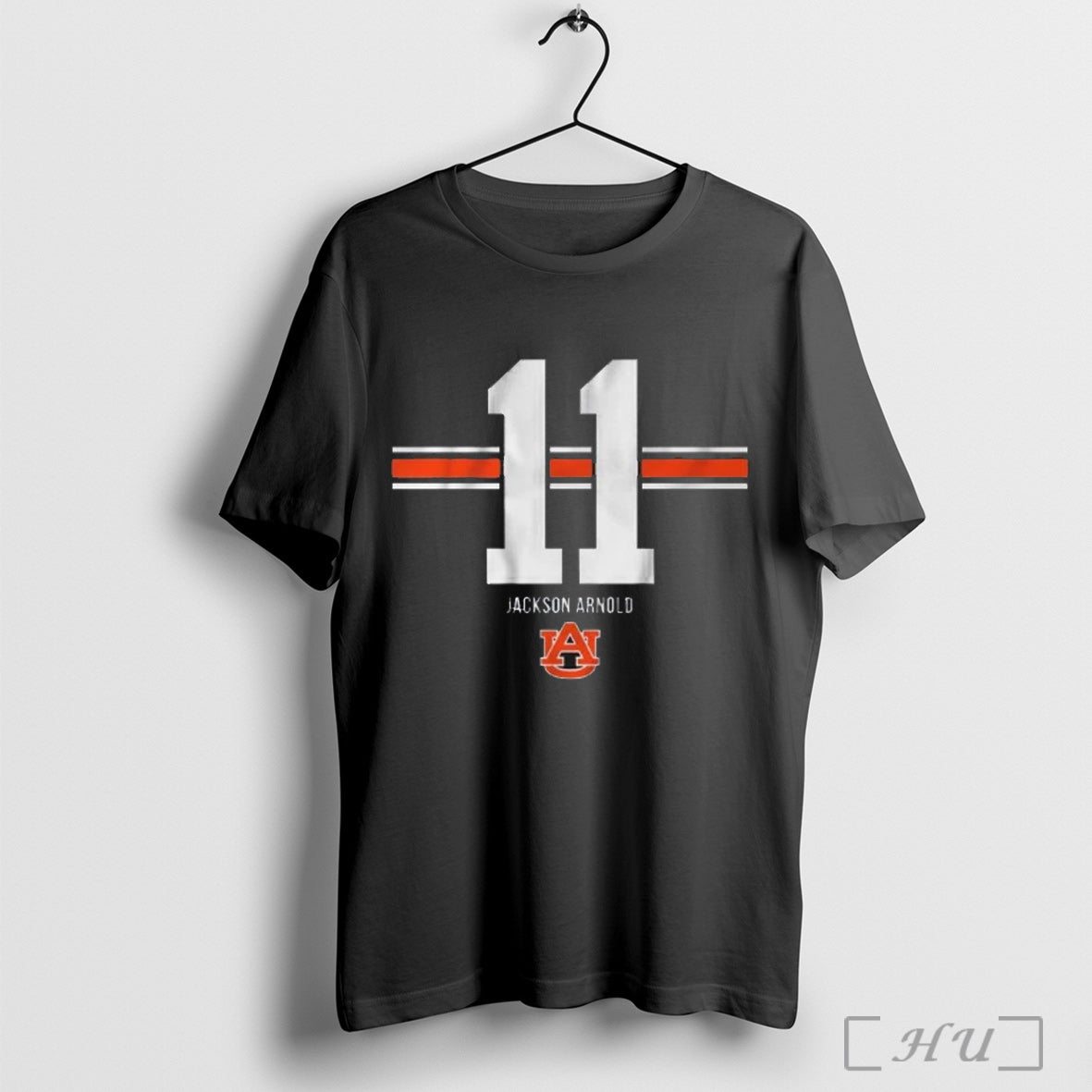 Officials Auburn Football Jackson Arnold 11 Stripe - Adult & Kids T-Shirts, Sweatshirts & Hoodies apparel design preview 1