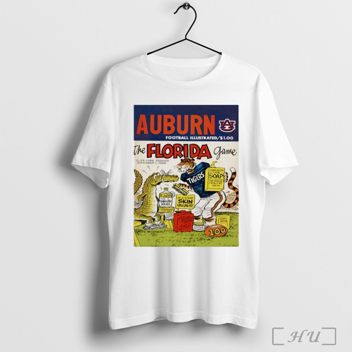 Officials Auburn Tigers The Florida Game Comic - Adult & Kids T-Shirts, Sweatshirts & Hoodies apparel design preview 1