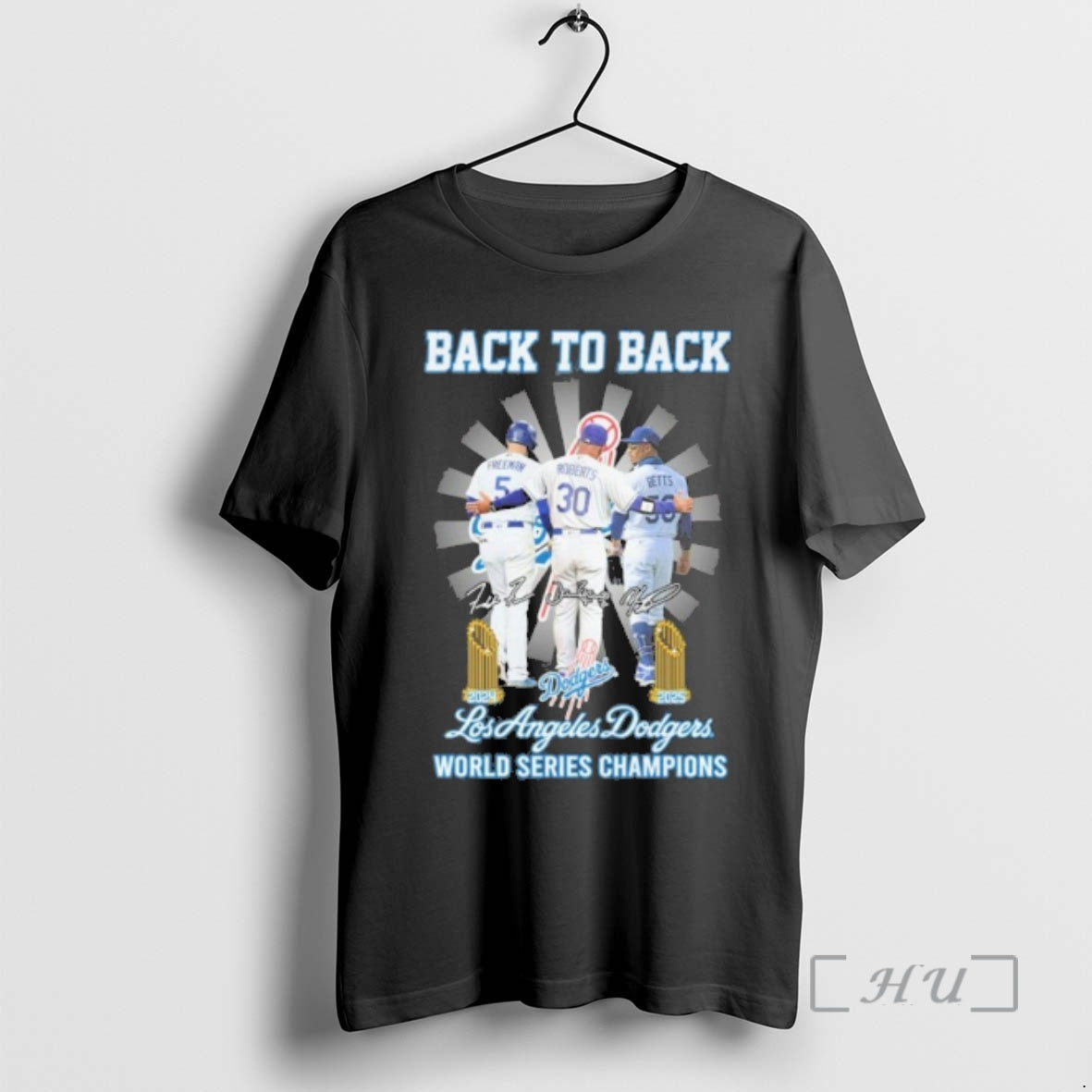 Officials Back To Player Signature Los Angeles - Adult & Kids T-Shirts, Sweatshirts & Hoodies apparel design preview 1