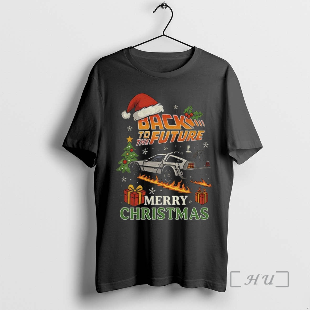 Officials Back To The Future Merry Christmas Santa - Adult & Kids T-Shirts, Sweatshirts & Hoodies apparel design preview 1