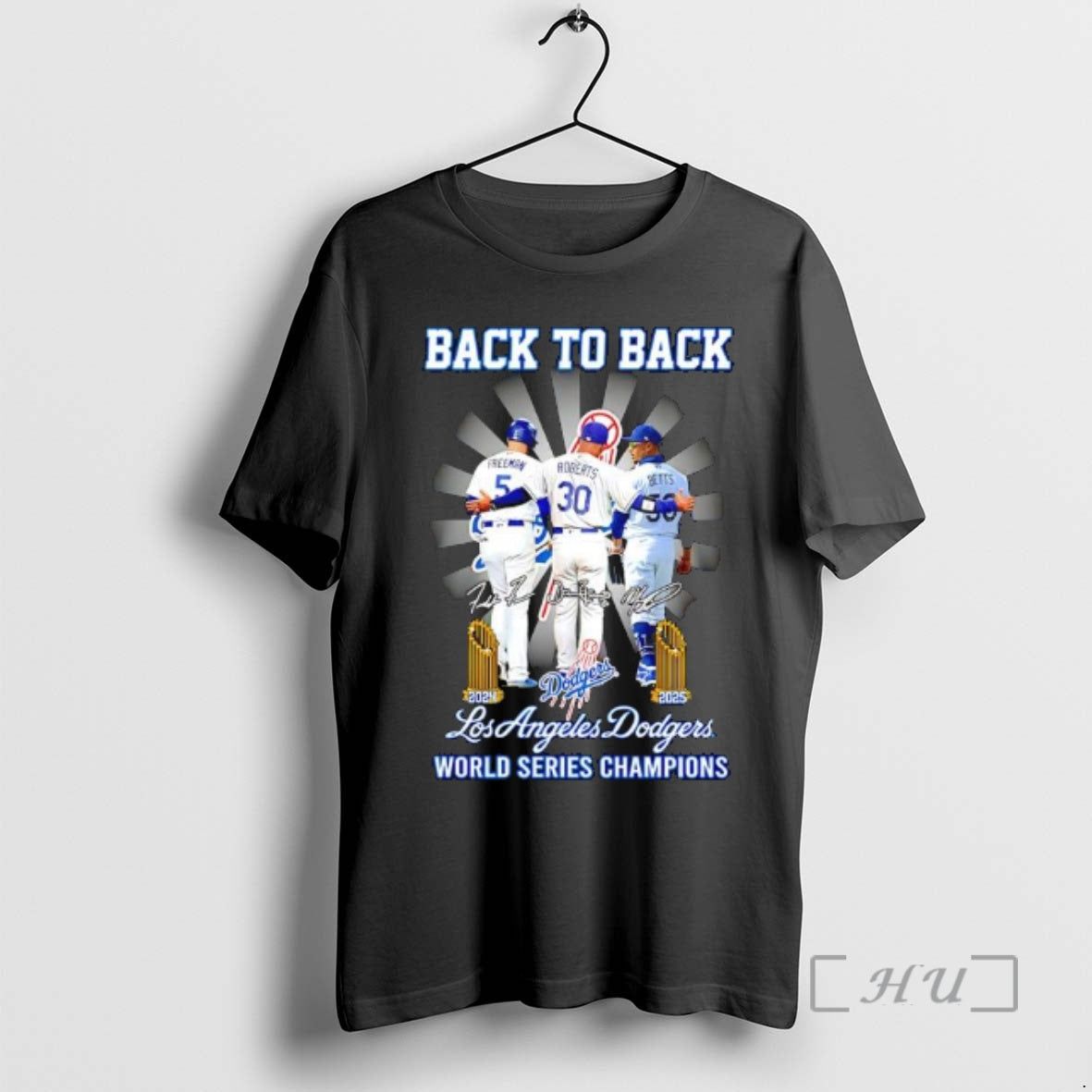 Officials Back To Los Angeles Dodgers World Series - Adult & Kids T-Shirts, Sweatshirts & Hoodies apparel design preview 1