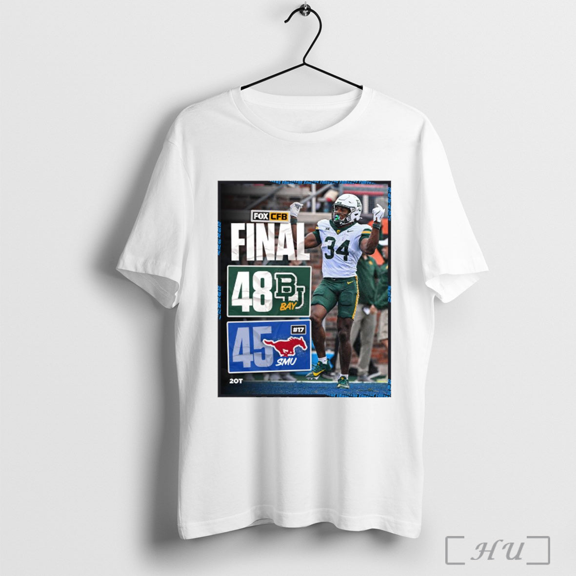 Officials Baylor Bears 48 45 Smu Mustangs Sep 6 2025 - Adult & Kids T-Shirts, Sweatshirts & Hoodies apparel design preview 1