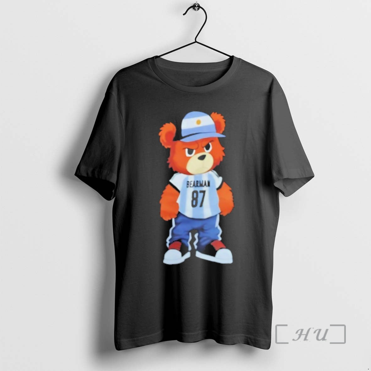 Officials Bear Oliver Bearman 87 Argentina Football - Adult & Kids T-Shirts, Sweatshirts & Hoodies apparel design preview 1